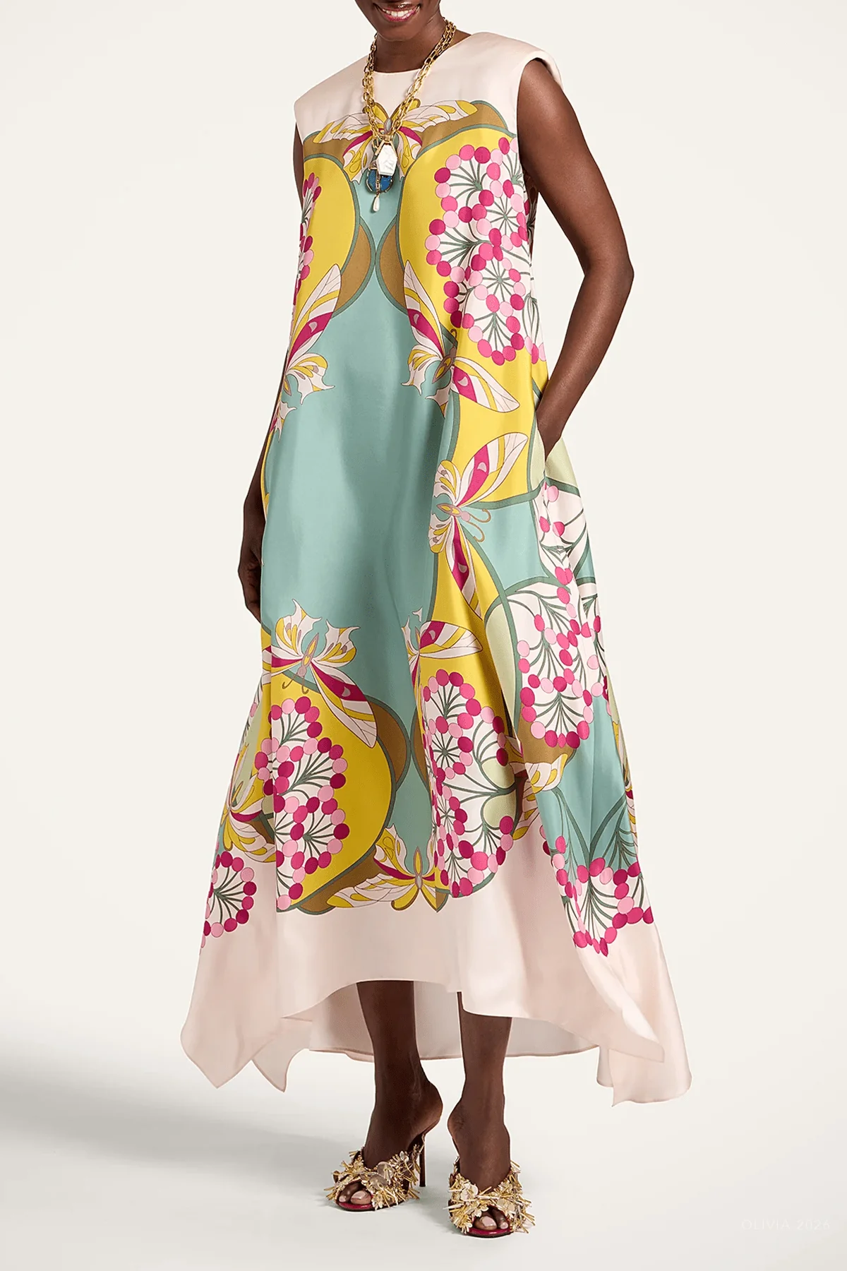 San Carlo Dress in Florette Placee - Image 2