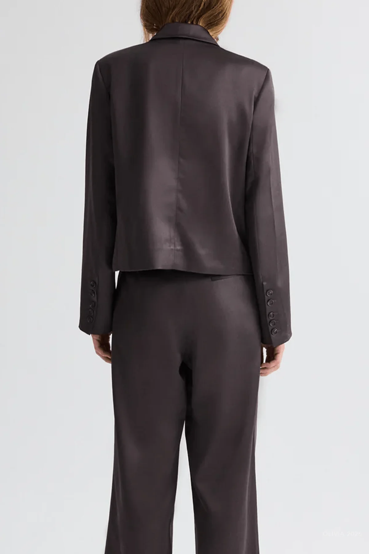 Sawyer Blazer in Chocolate Torte - Image 3