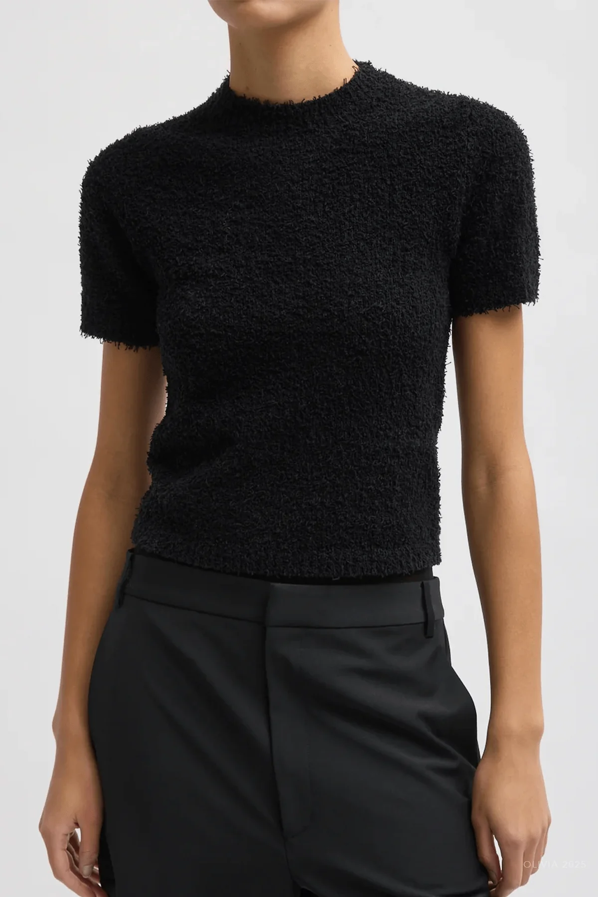 Serviette Baby T-Shirt in Black - Image 2