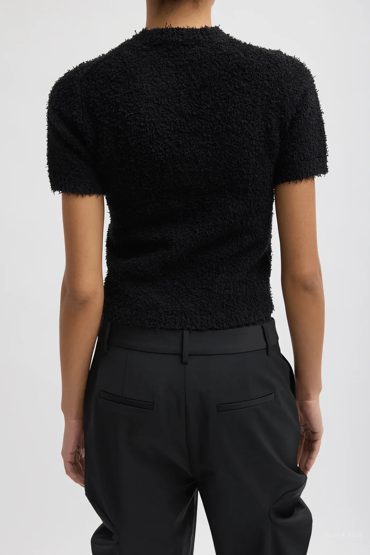 Serviette Baby T-Shirt in Black - Image 3