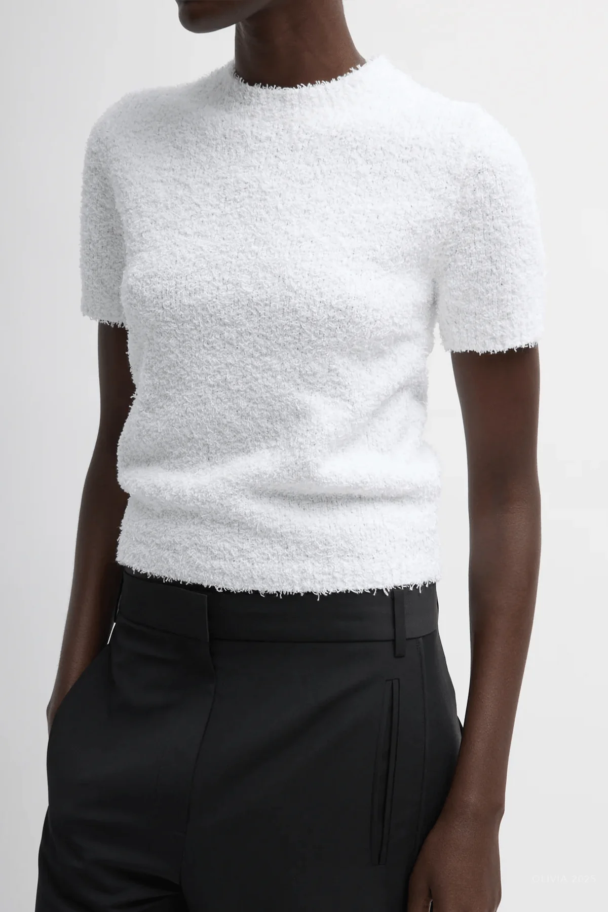 Serviette Baby T-Shirt in White - Image 3