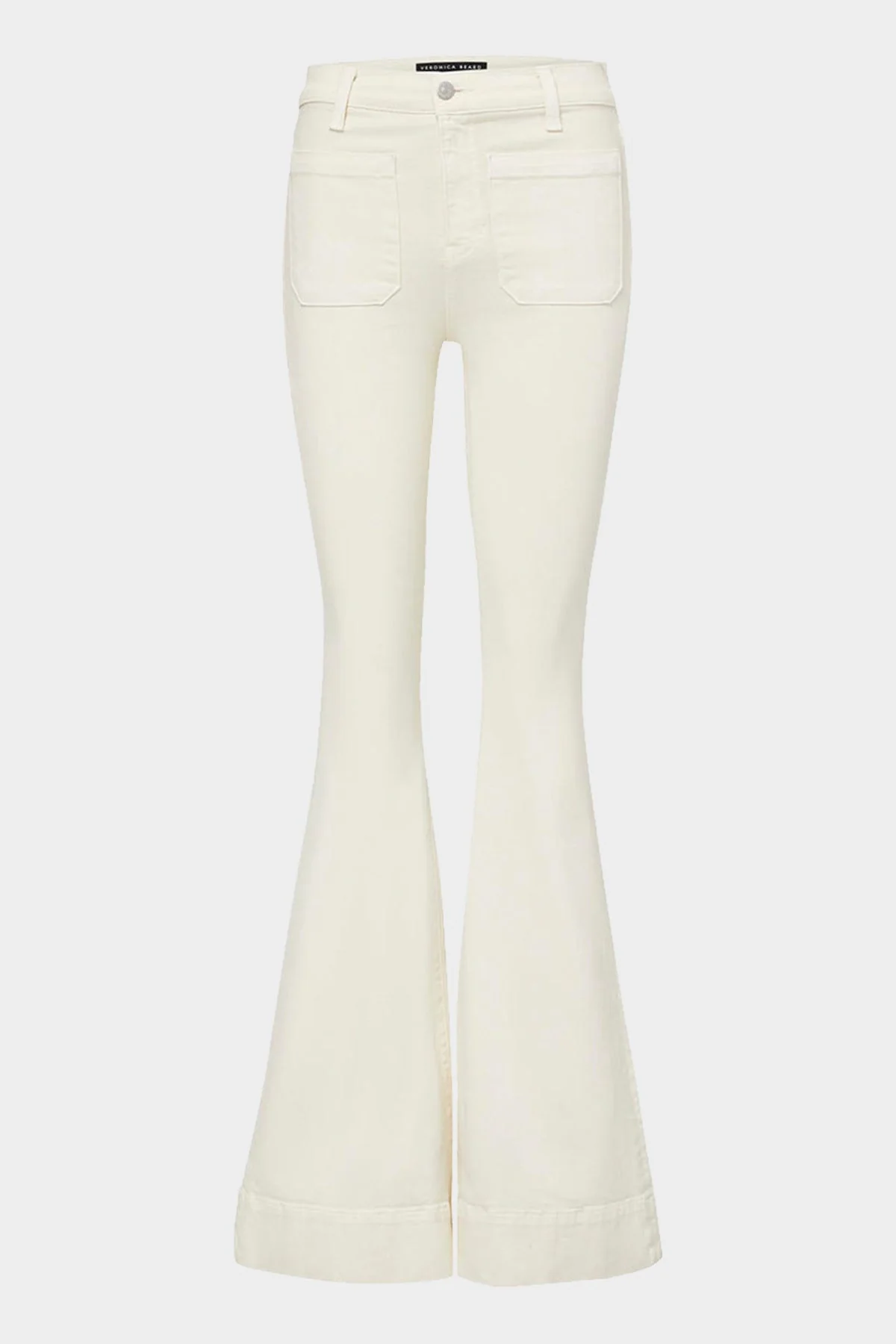 Sheridan Bell-Bottom Jean in Ecru