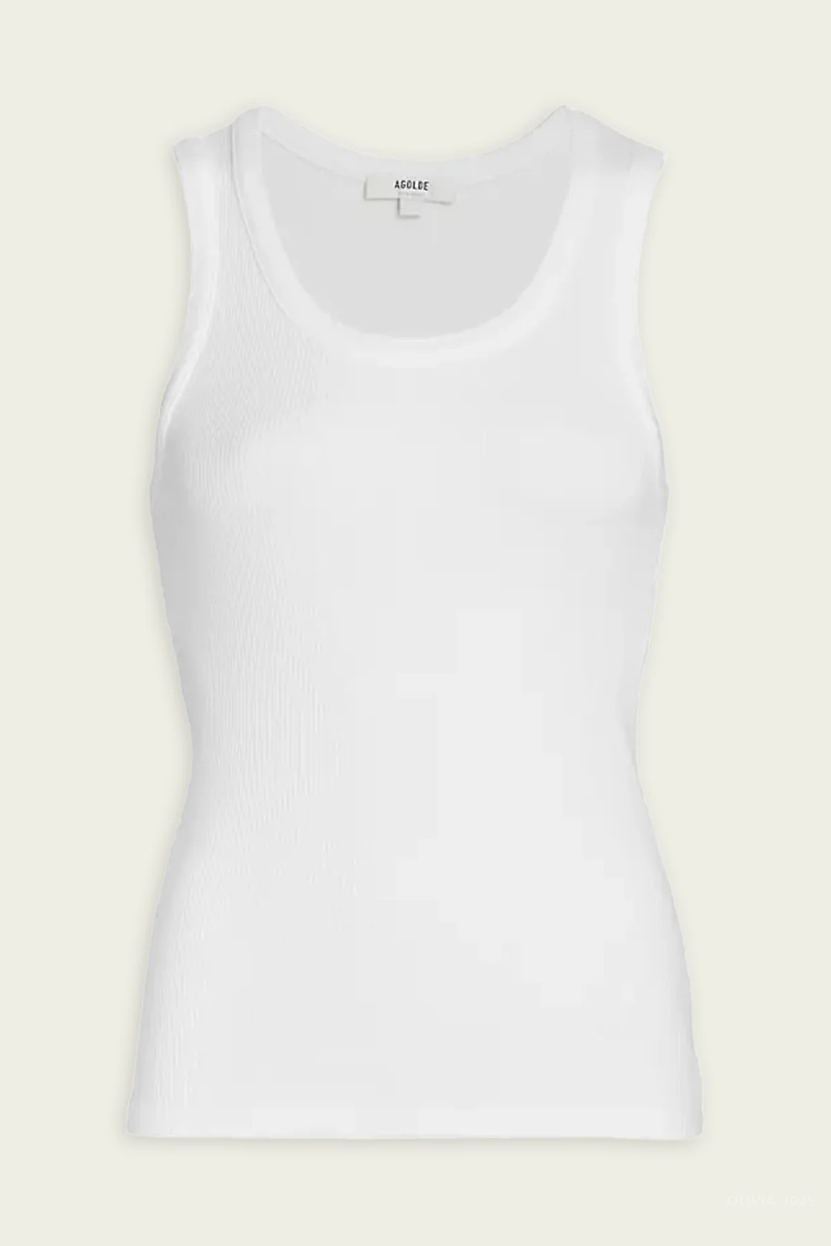 Shrunken Poppy Tank in White
