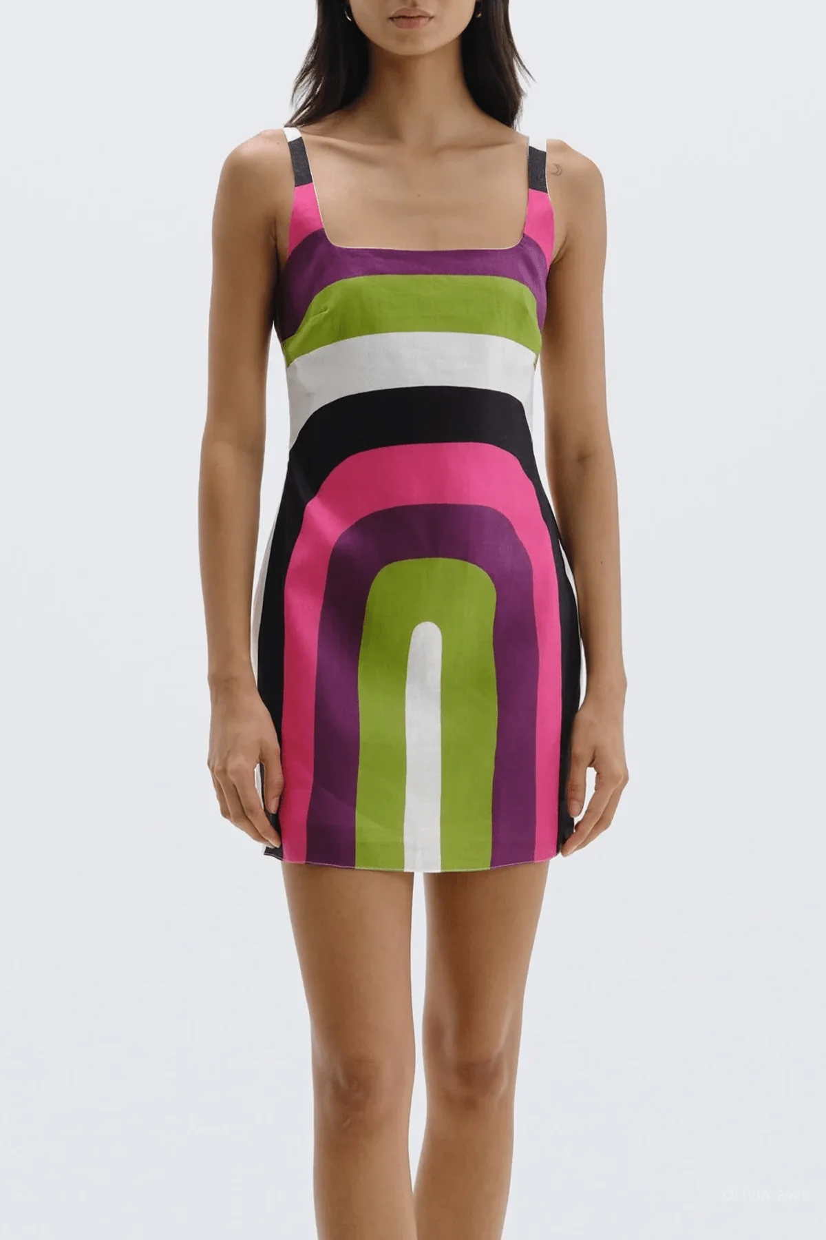 Siela Mini Dress in Arco - Image 2