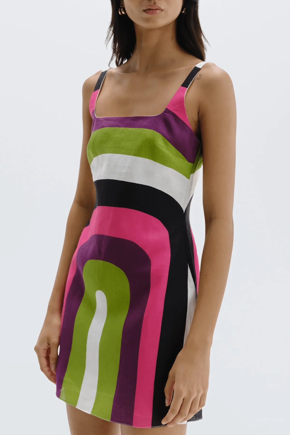 Siela Mini Dress in Arco - Image 4
