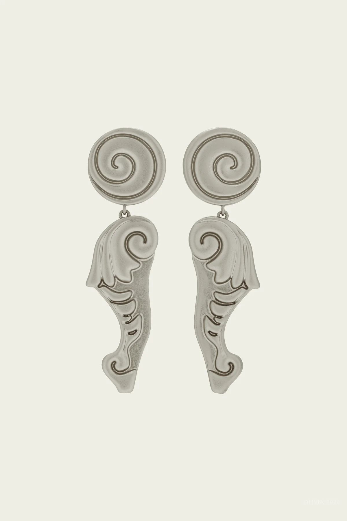 Sirena Earrings in Silver