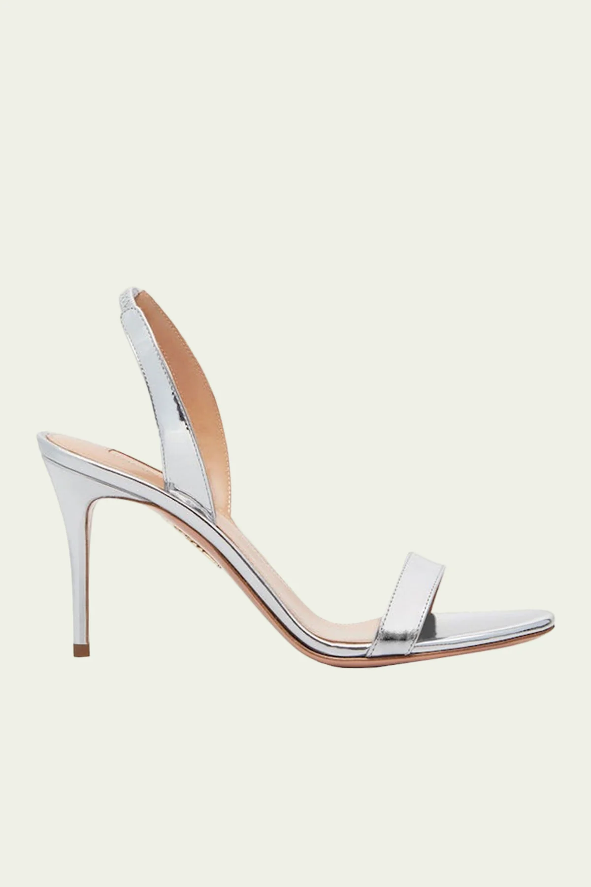 So Nude Sandal 85 in Silver