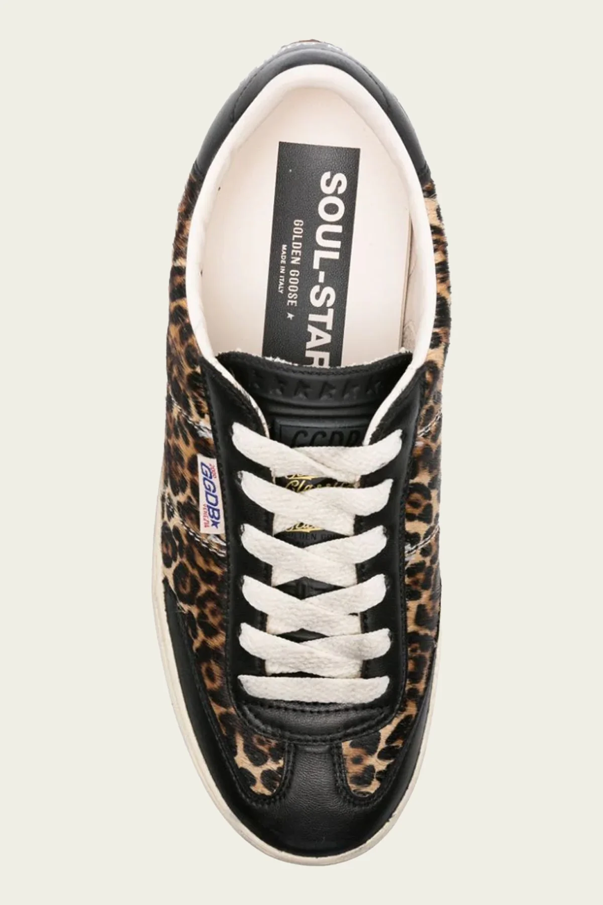 Soul-Star Leopard Horsy Leather Sneaker - Image 4