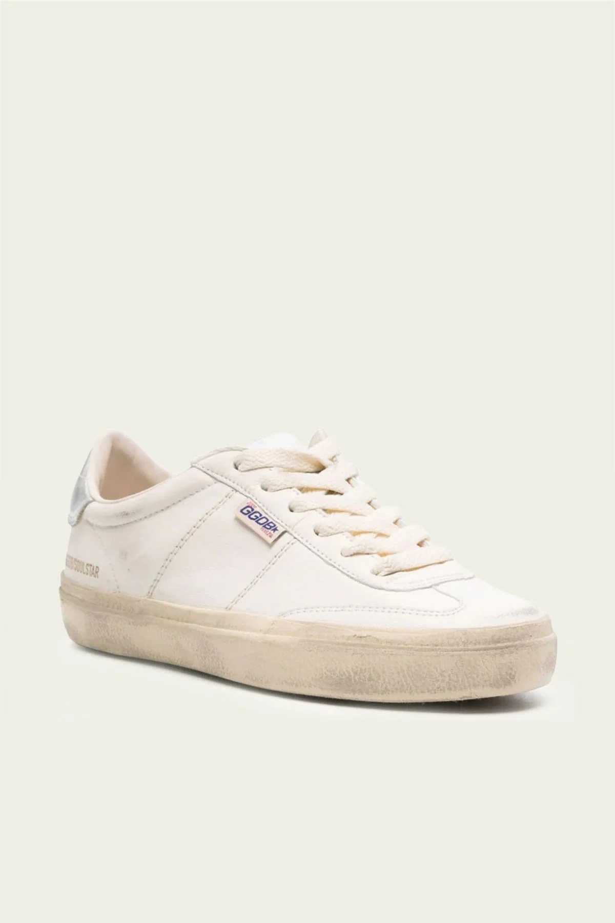 Soul-Star White Silver Leather Sneaker - Image 2