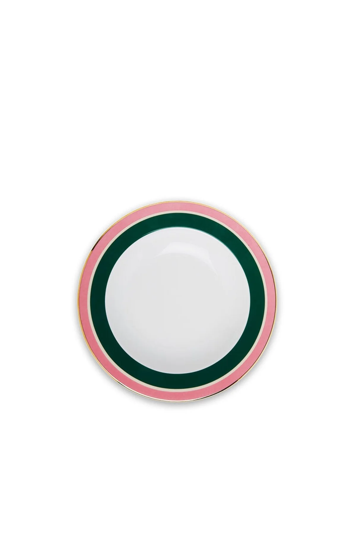Soup Plate in Rainbow Verde