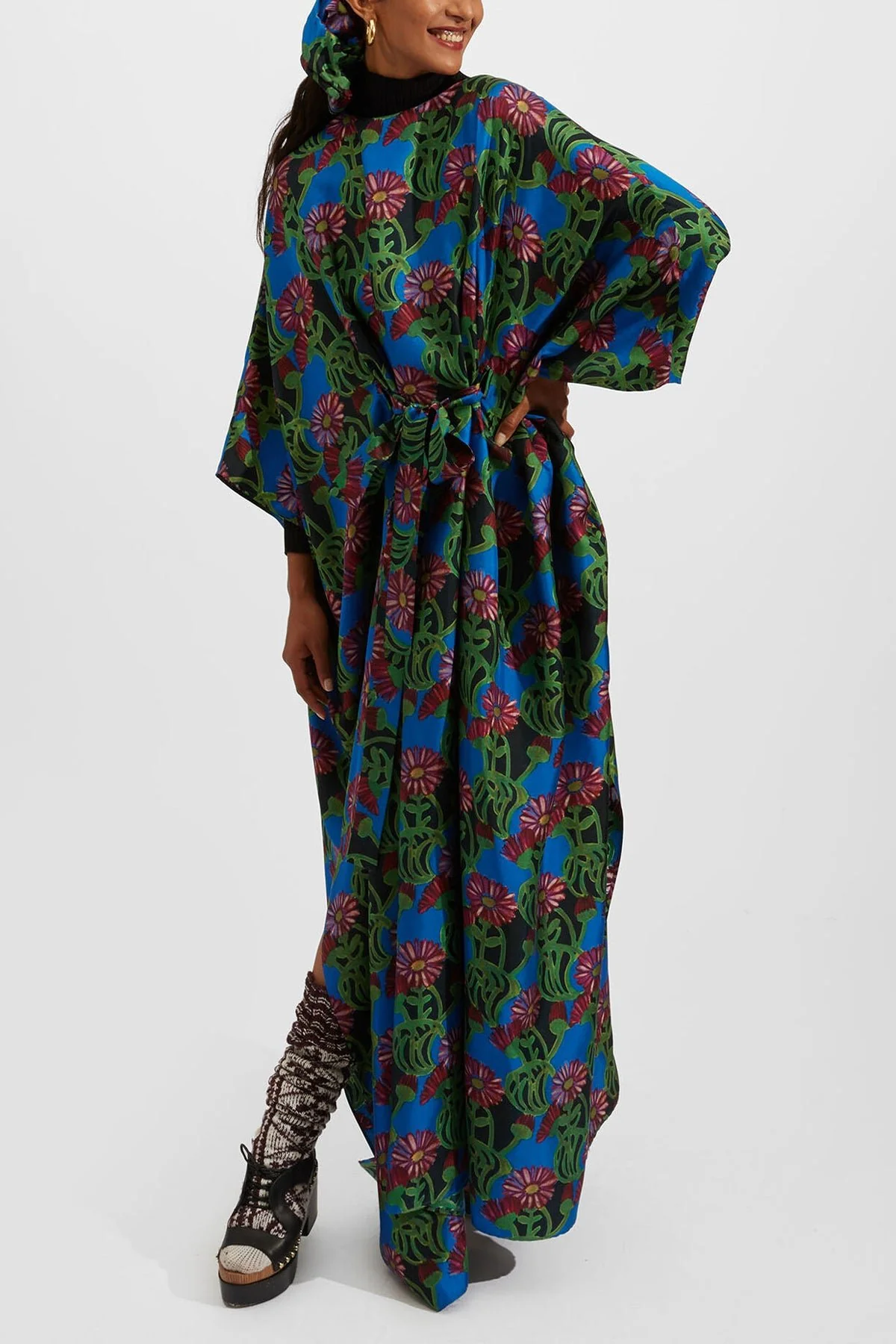 Square Kaftan in Gerber - Image 2