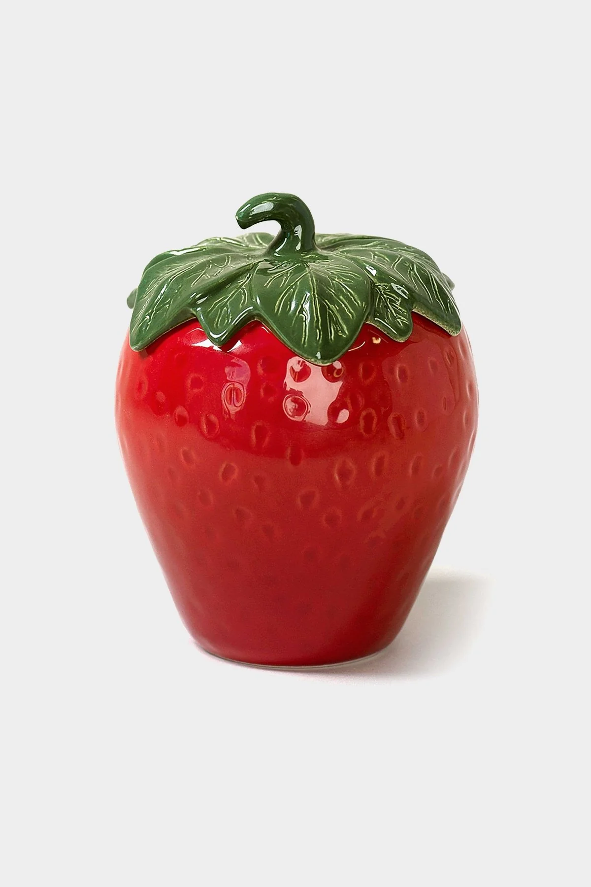 Strawberry Ceramic Candle in Red