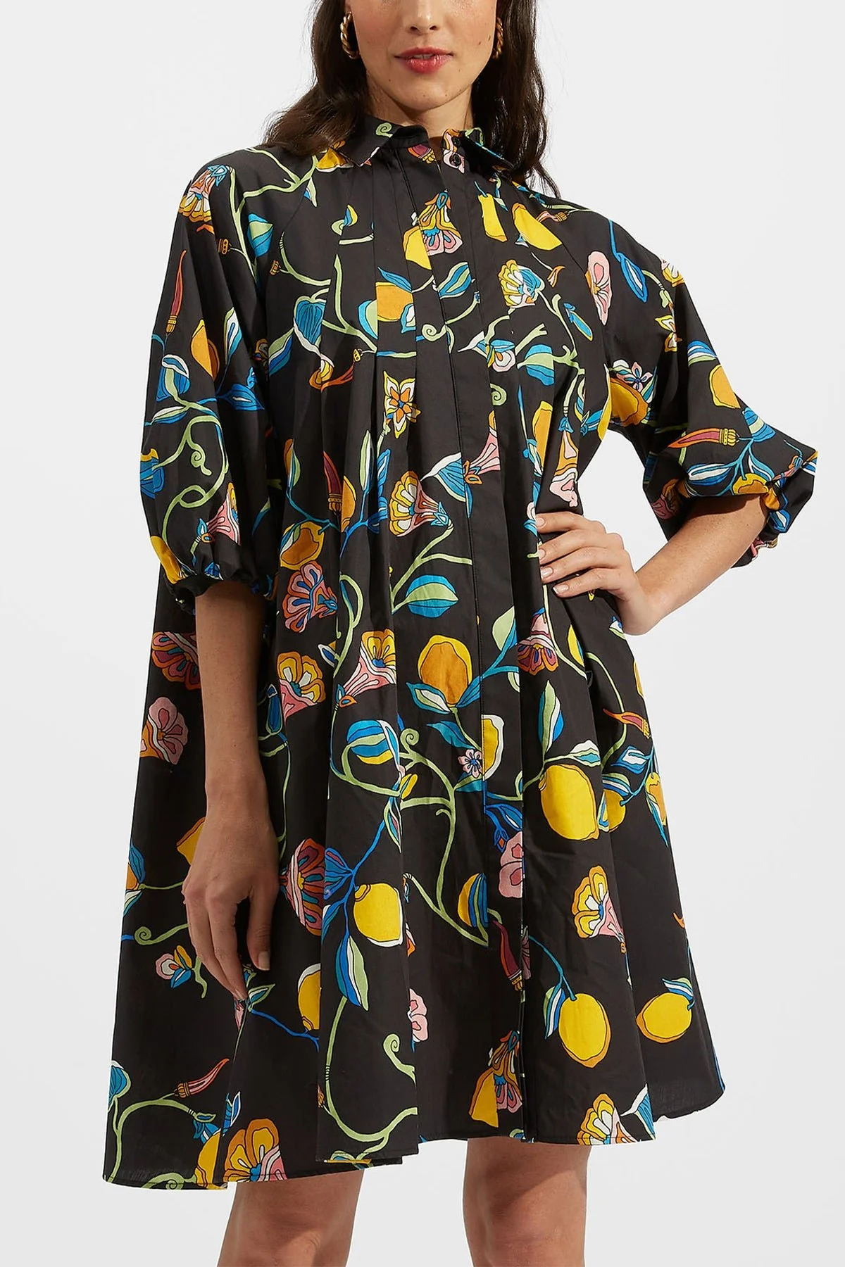Sunburst Dress in Borboni - Image 2