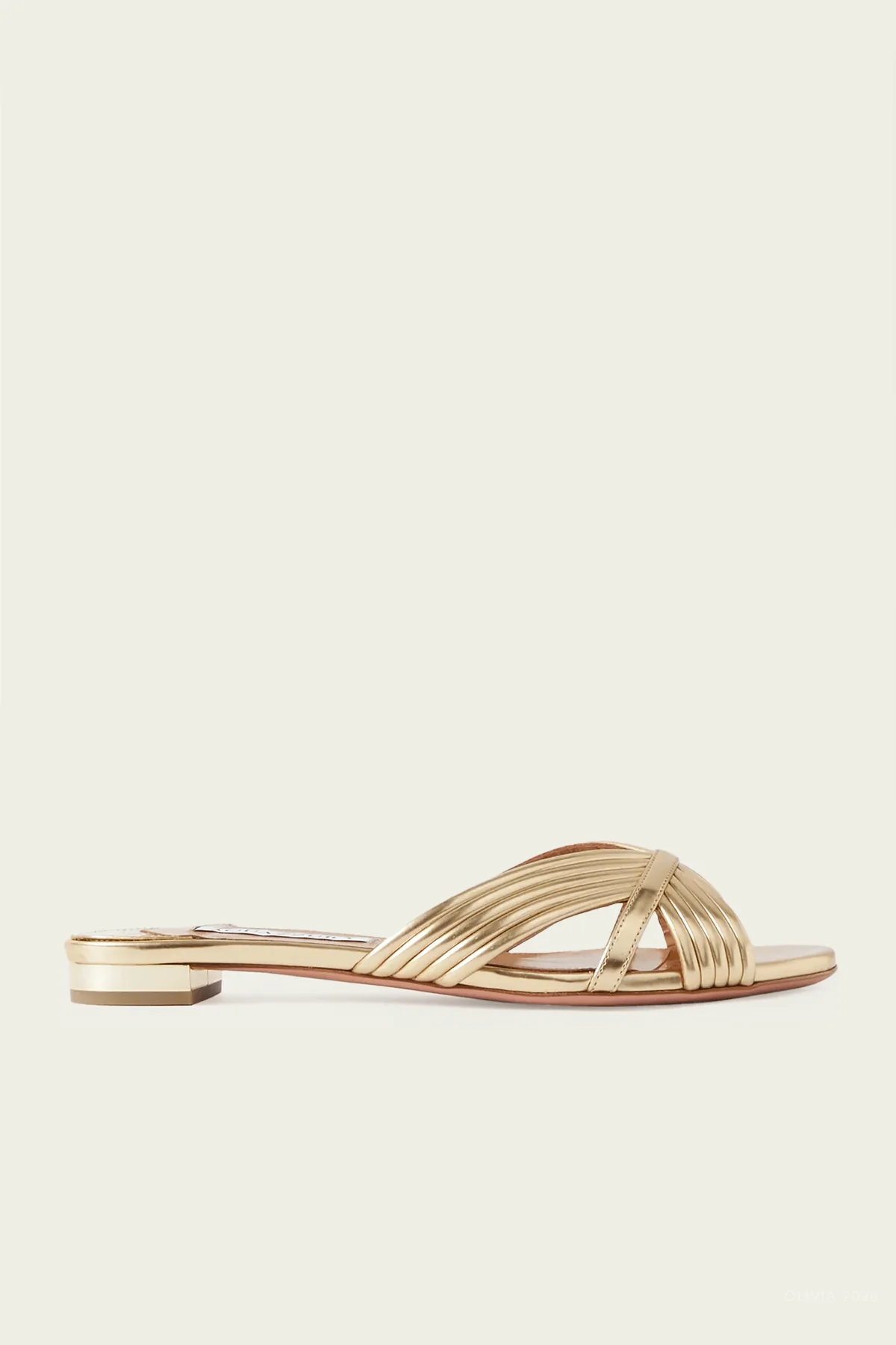 Sundance Slide in Soft Gold