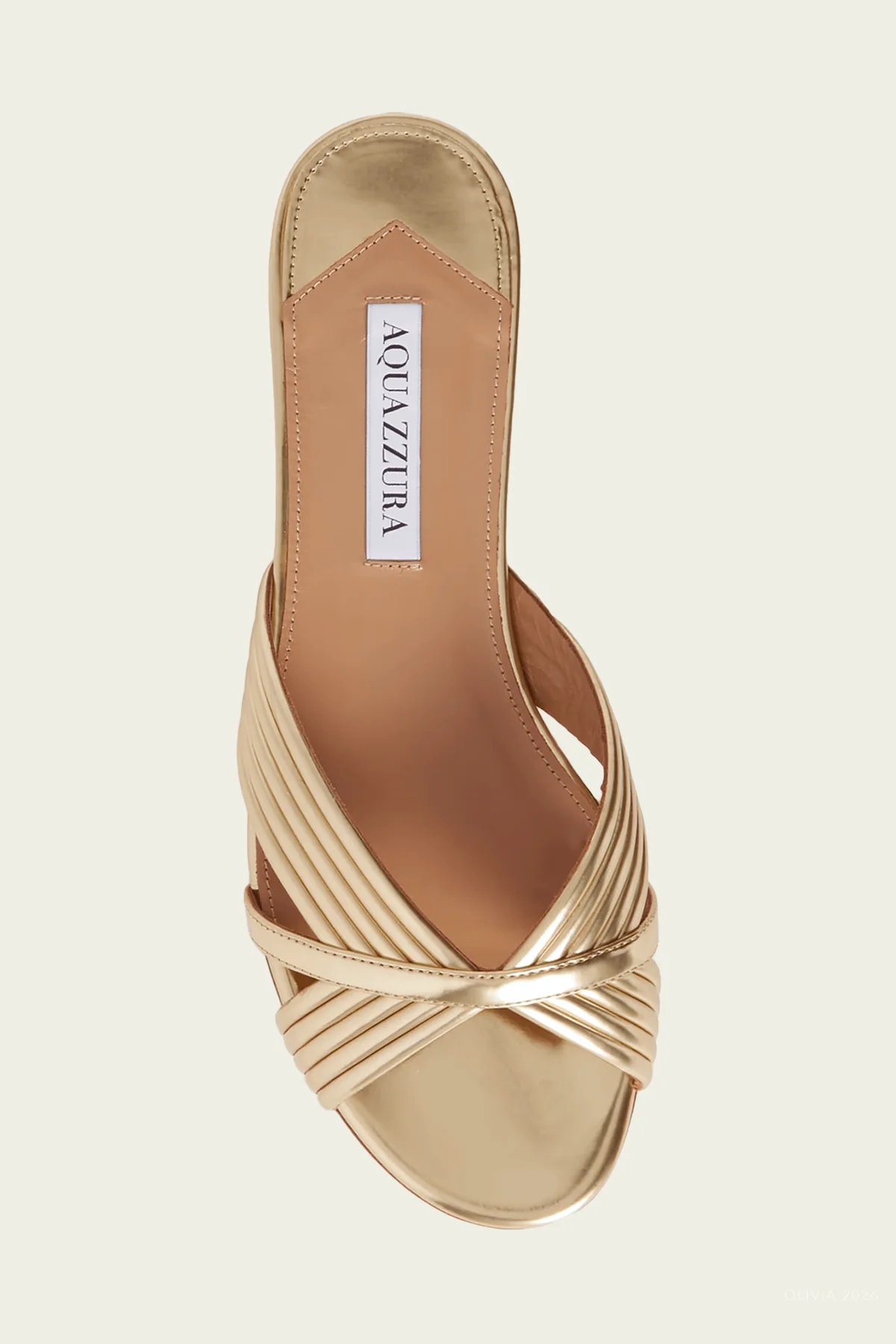 Sundance Slide in Soft Gold - Image 2