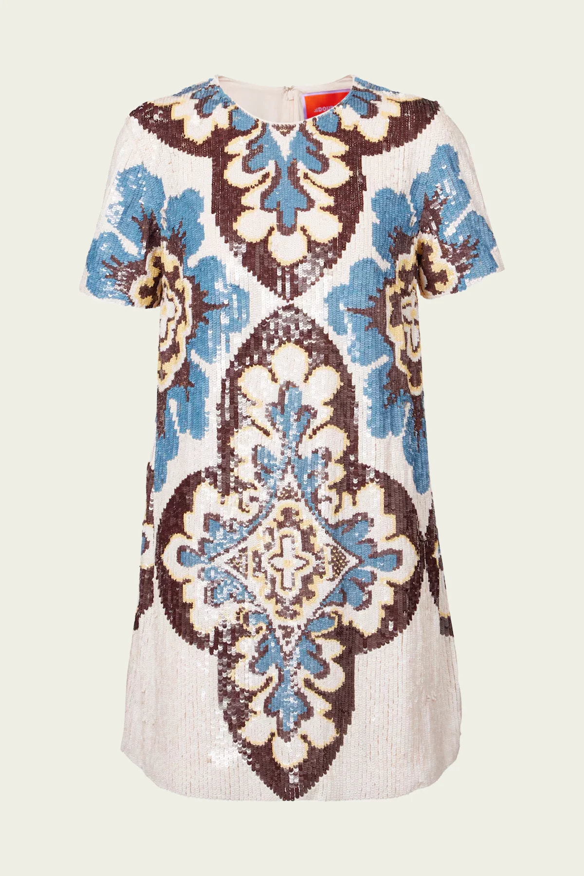 Super Mini Swing Dress in Palazzo Chocolate