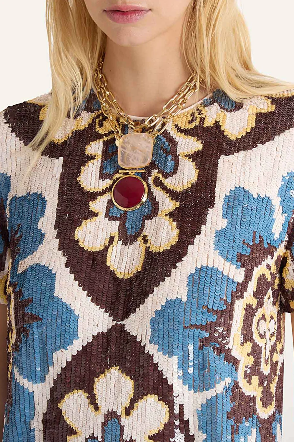 Super Mini Swing Dress in Palazzo Chocolate - Image 4