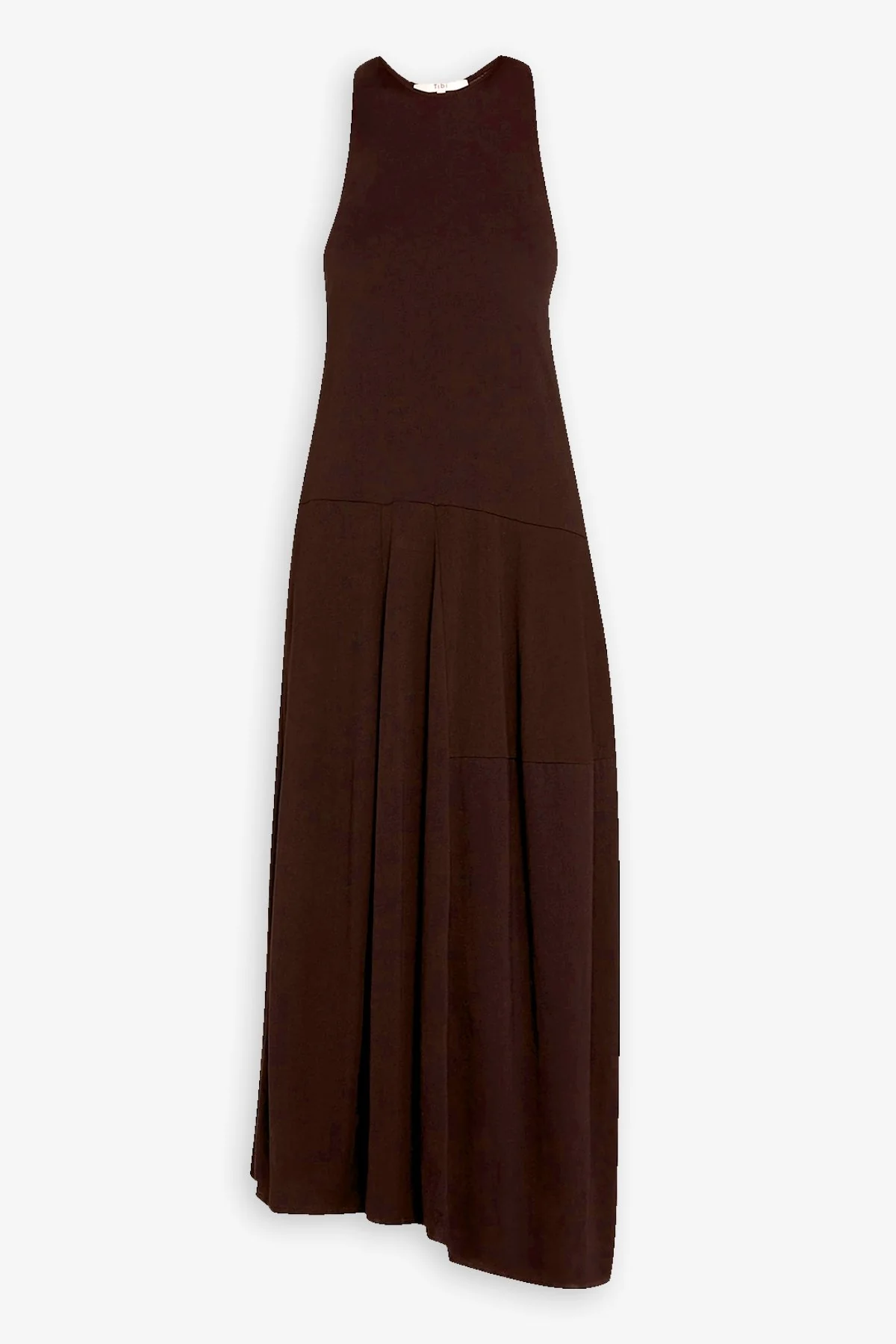 T-Shirt Sleeveless Dress in Brown