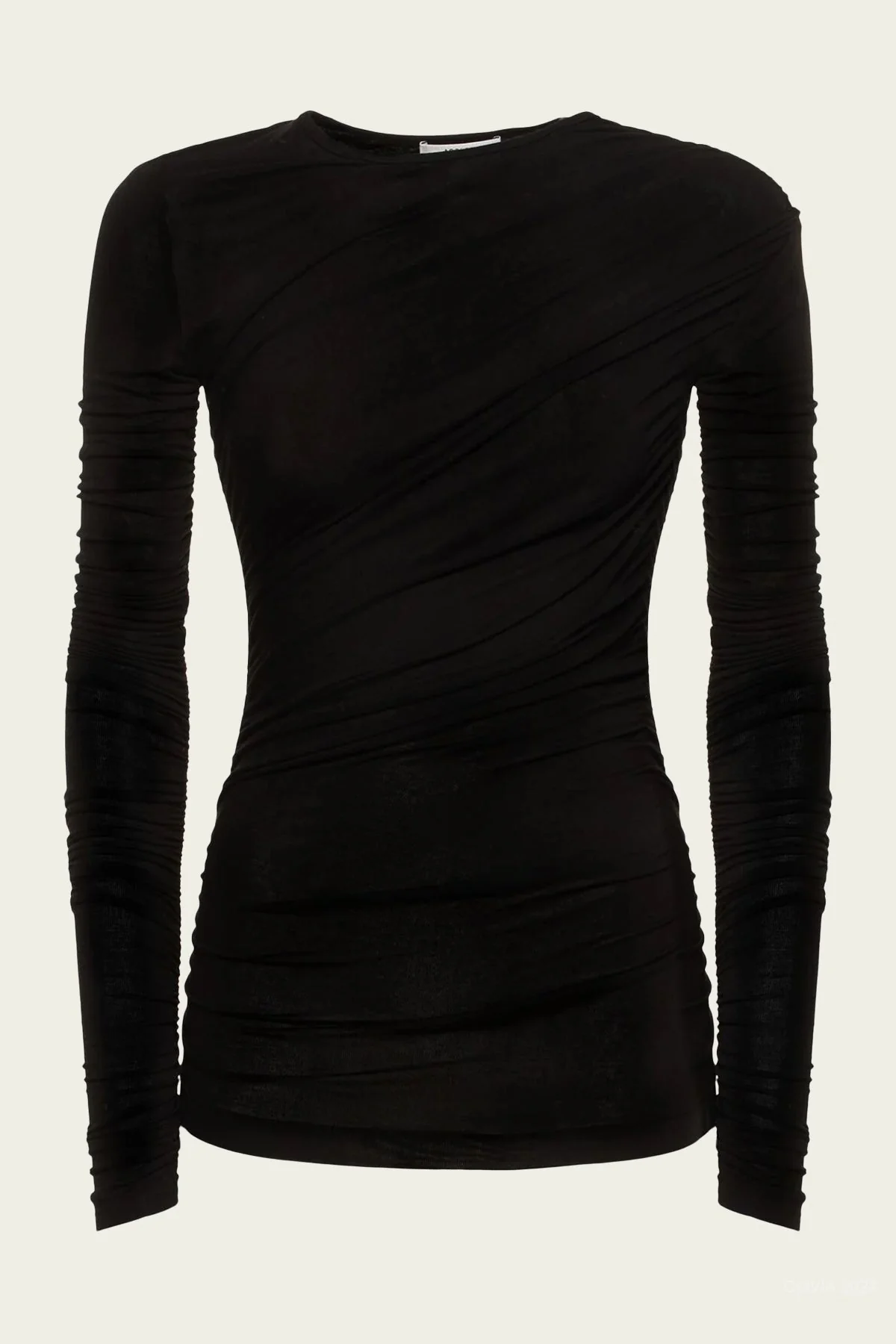 Tania Twist Tee in Black