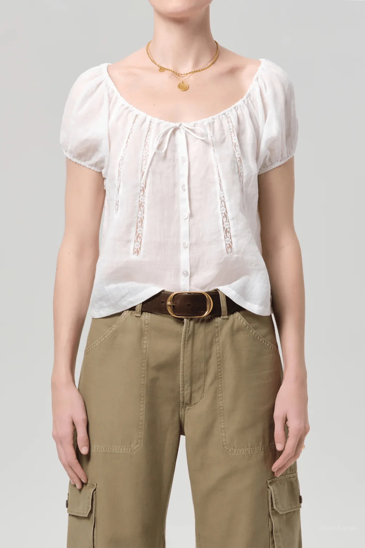 Tatev Top in White - Image 2