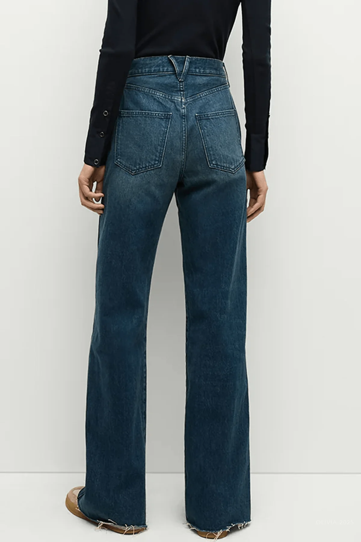 Taylor Slant-Pocket Wide-Leg Jean in Northern Lights - Image 3