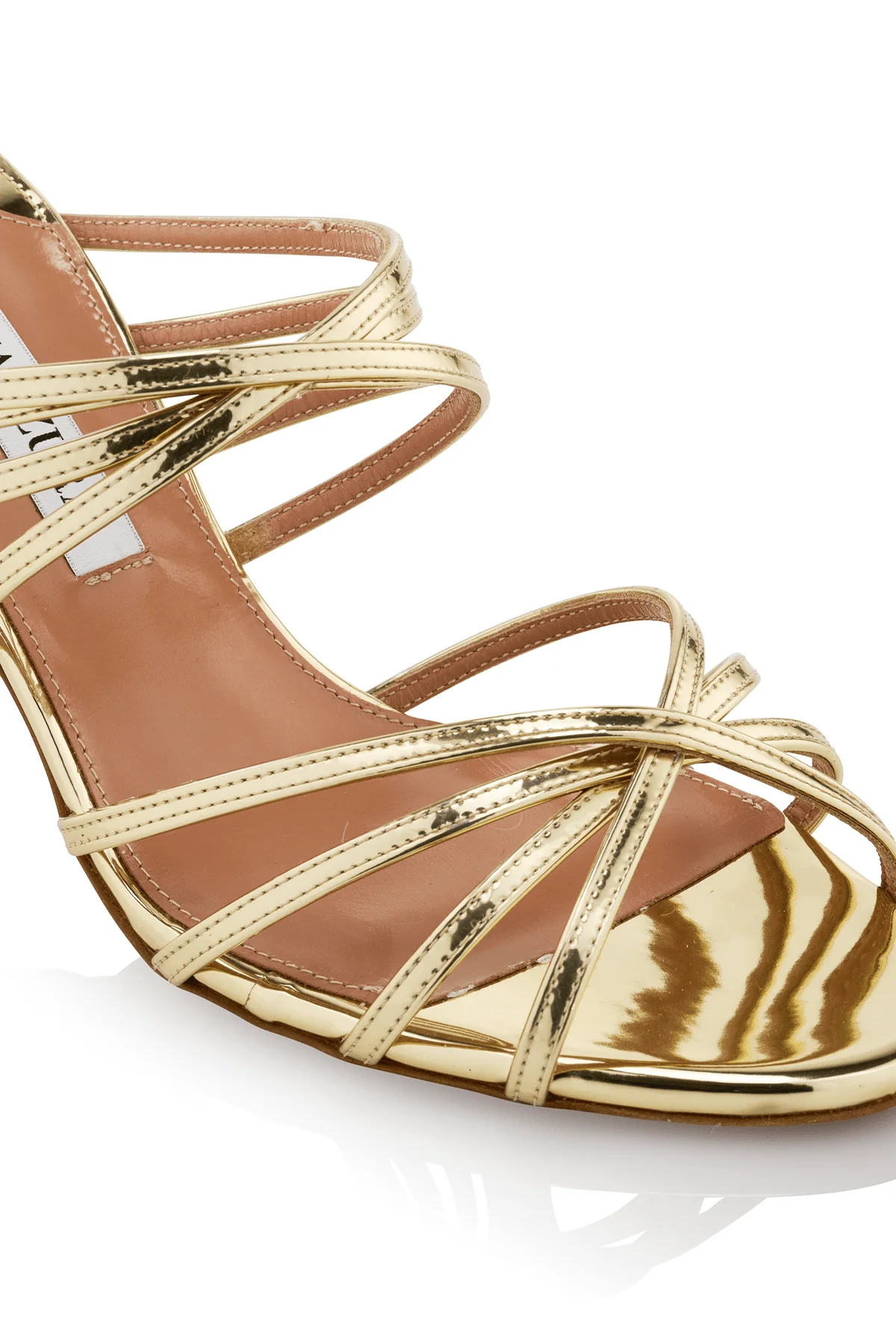 Tell Me Mule 75 in Soft Gold - Image 3
