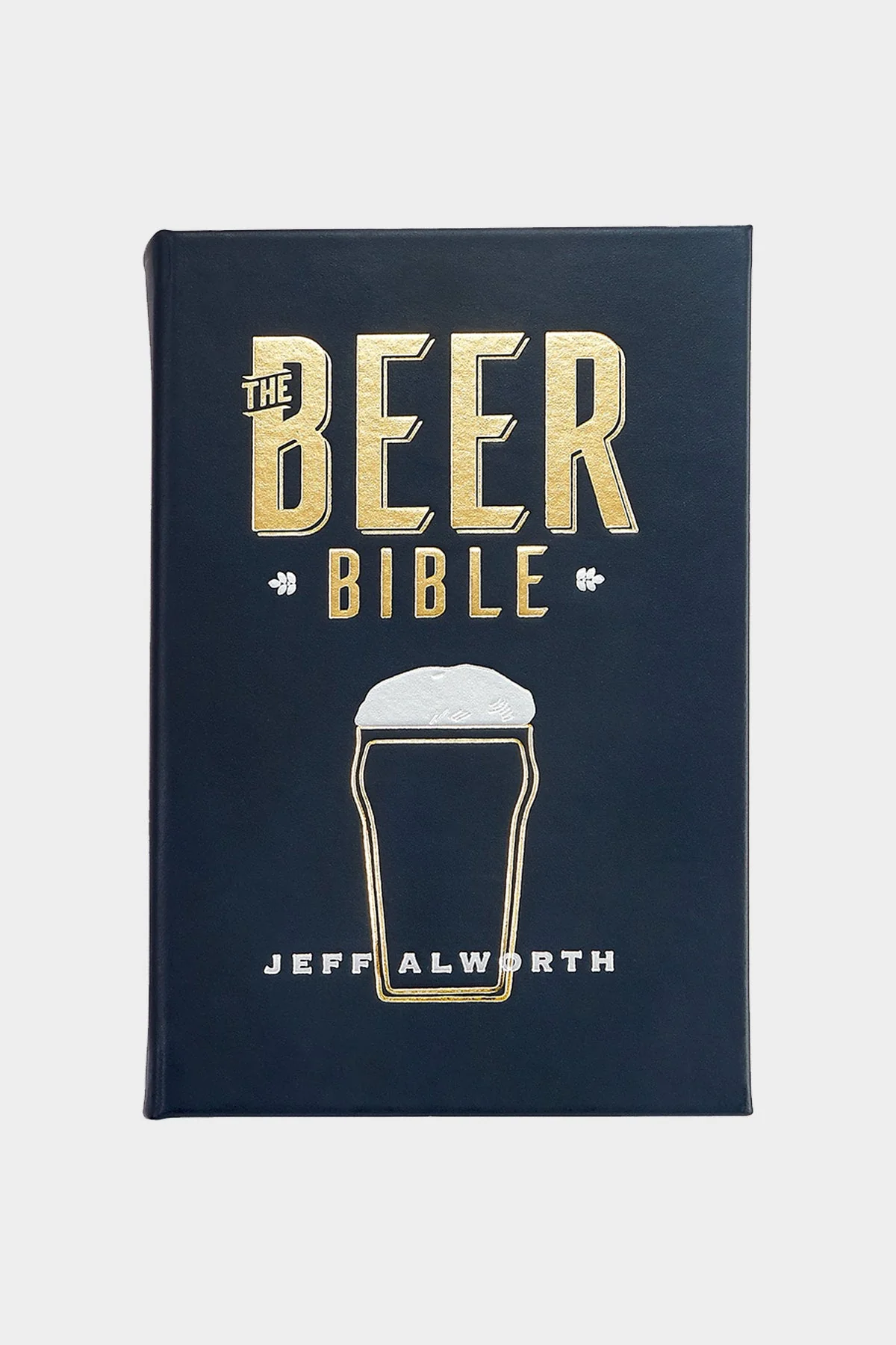 The Beer Bible in Navy Leather