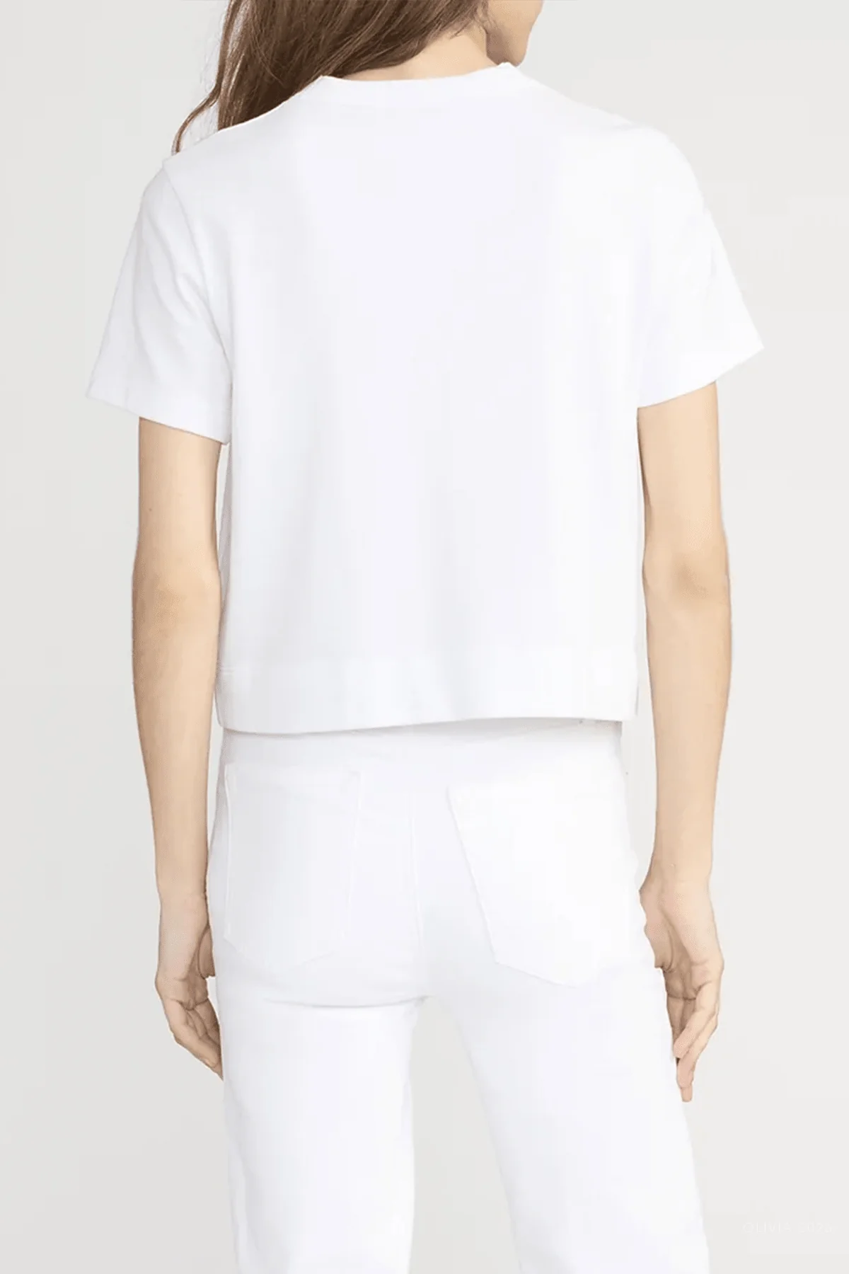 The Boxy Tee in White - Image 3