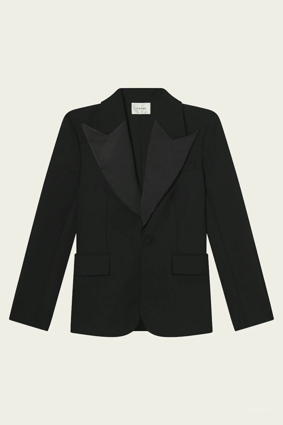 The Peak Lapel Blazer in Black