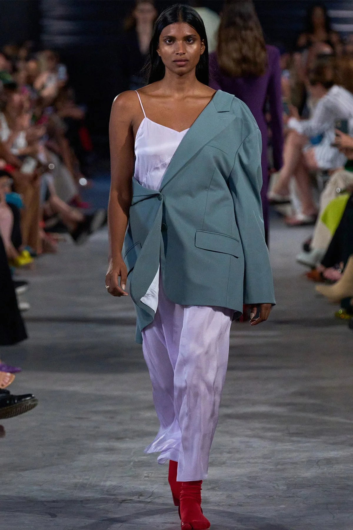The Slip Dress in Dusty Lavender - Image 3