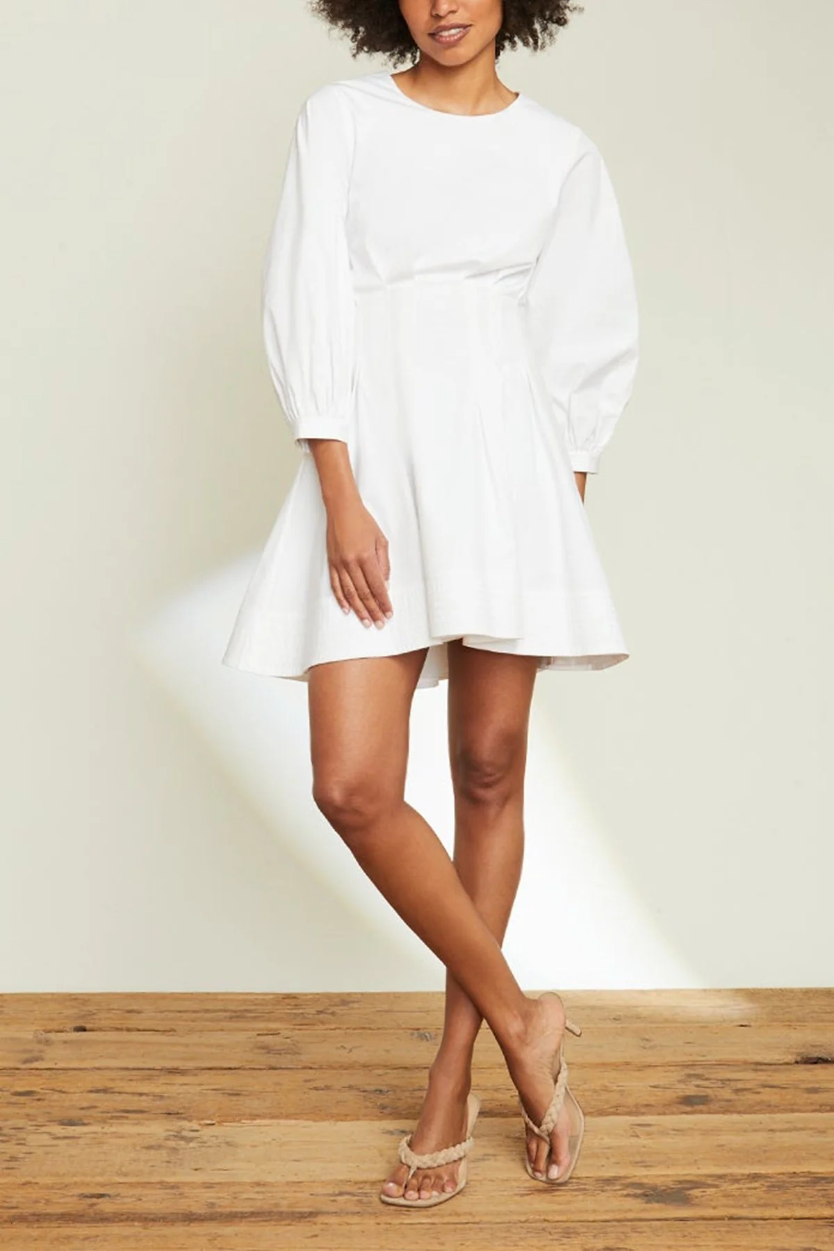 Torres Dress in White - Image 2