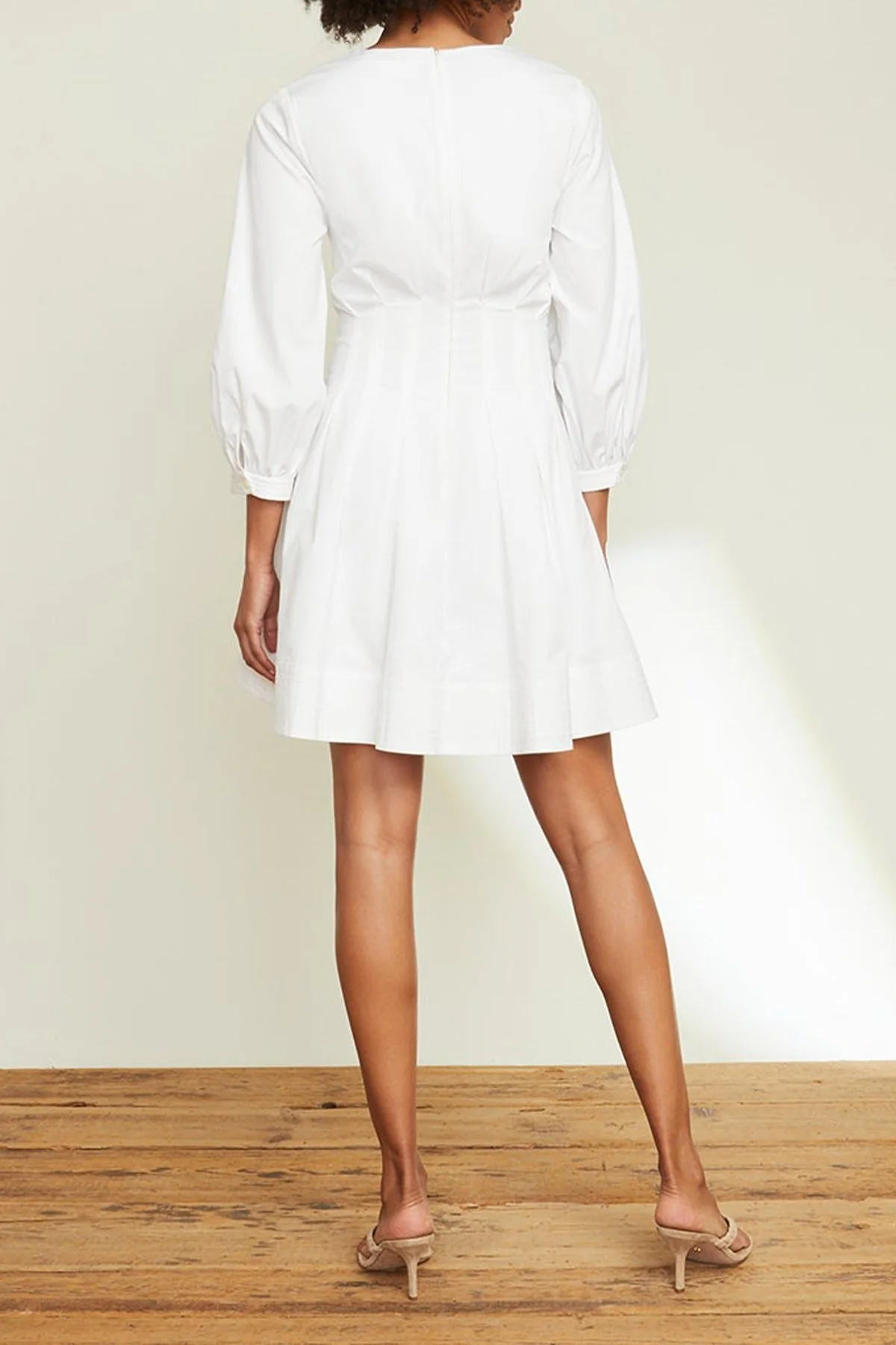 Torres Dress in White - Image 3