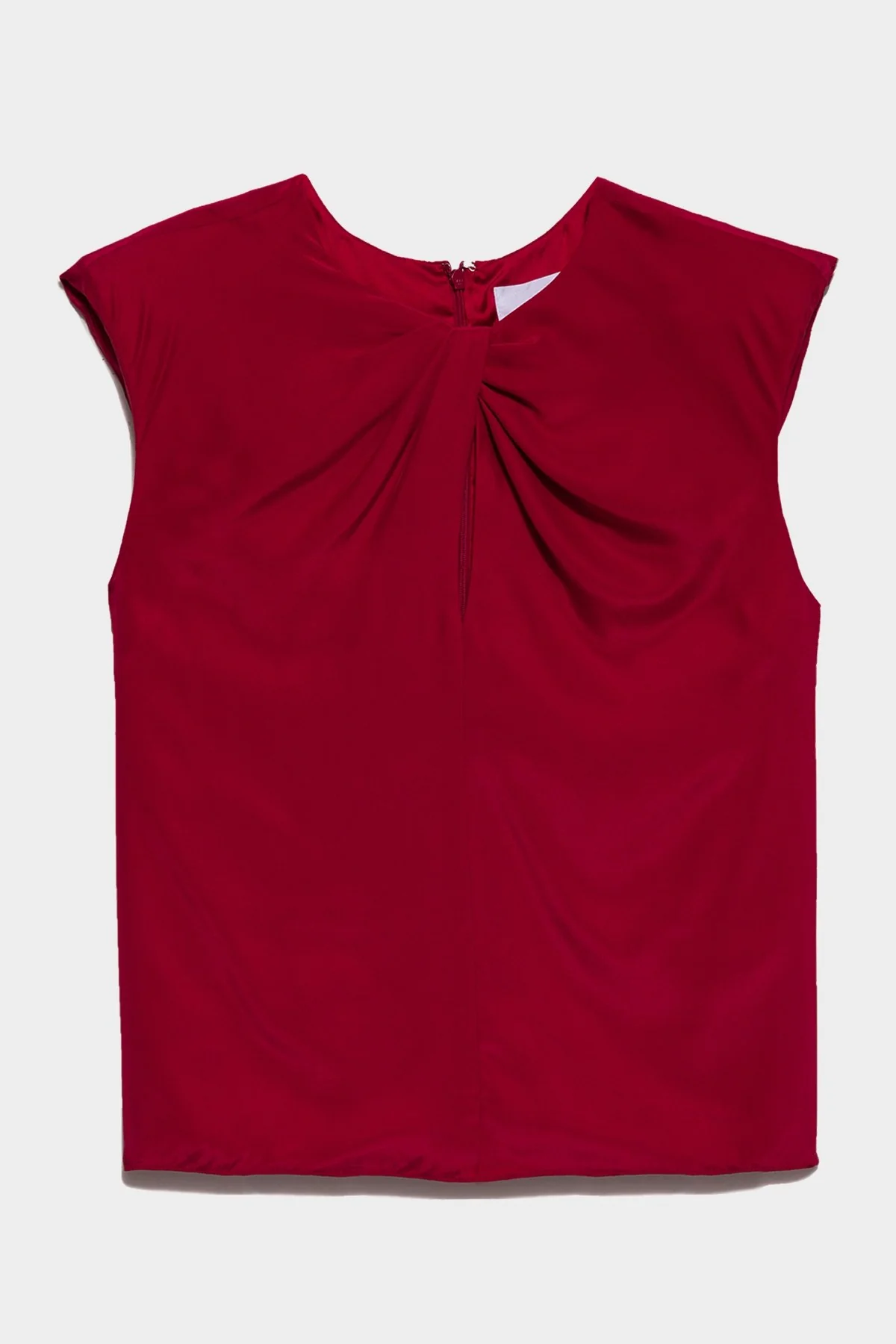 Twist Neck Top in Garnet