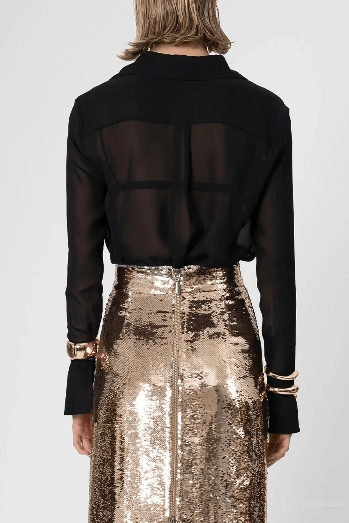 Val Blouse in Black - Image 3