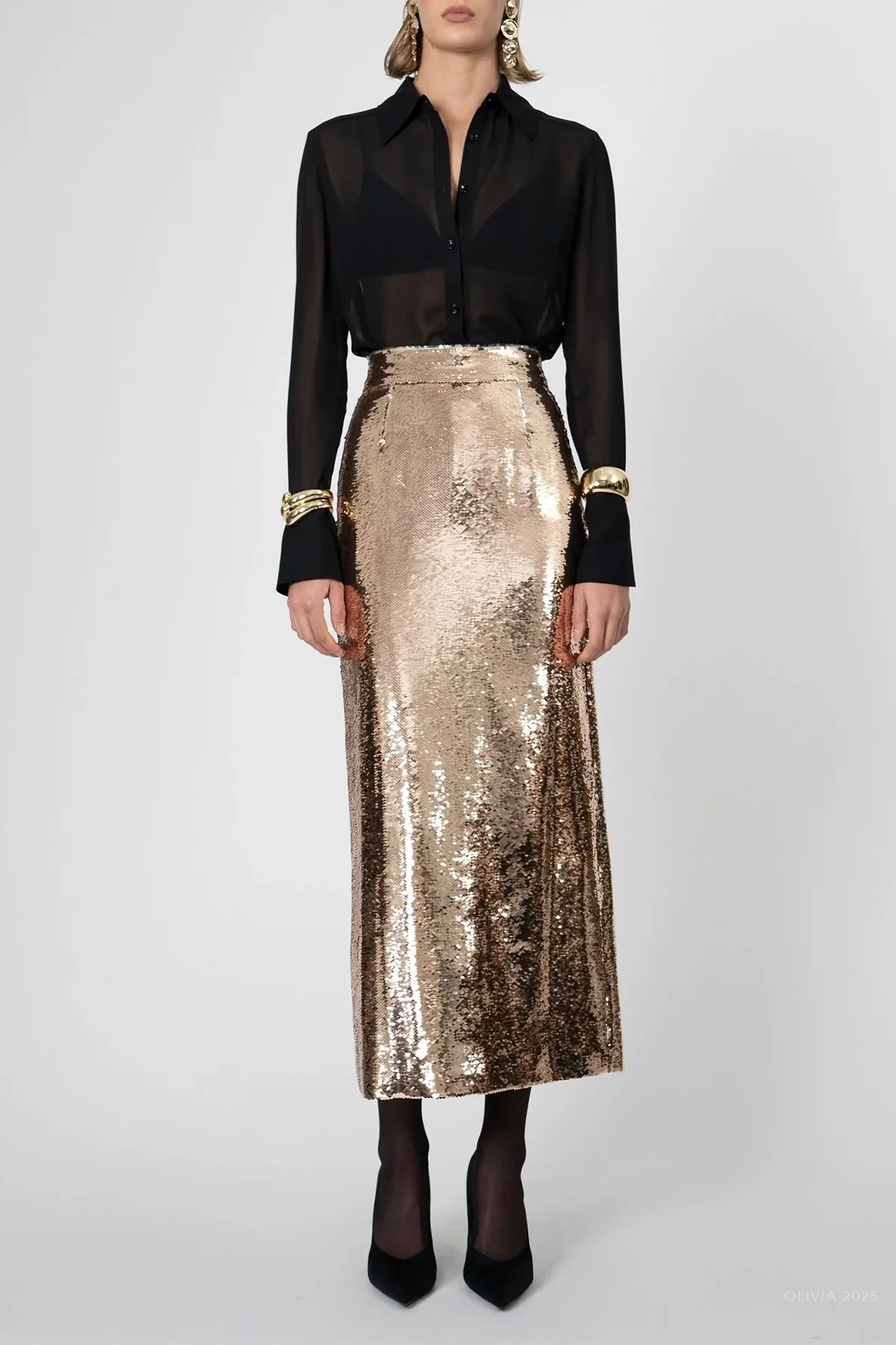 Val Blouse in Black - Image 4