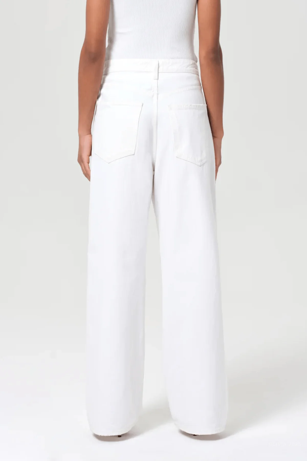 Vana Fold Jean in Milkshake - Image 3