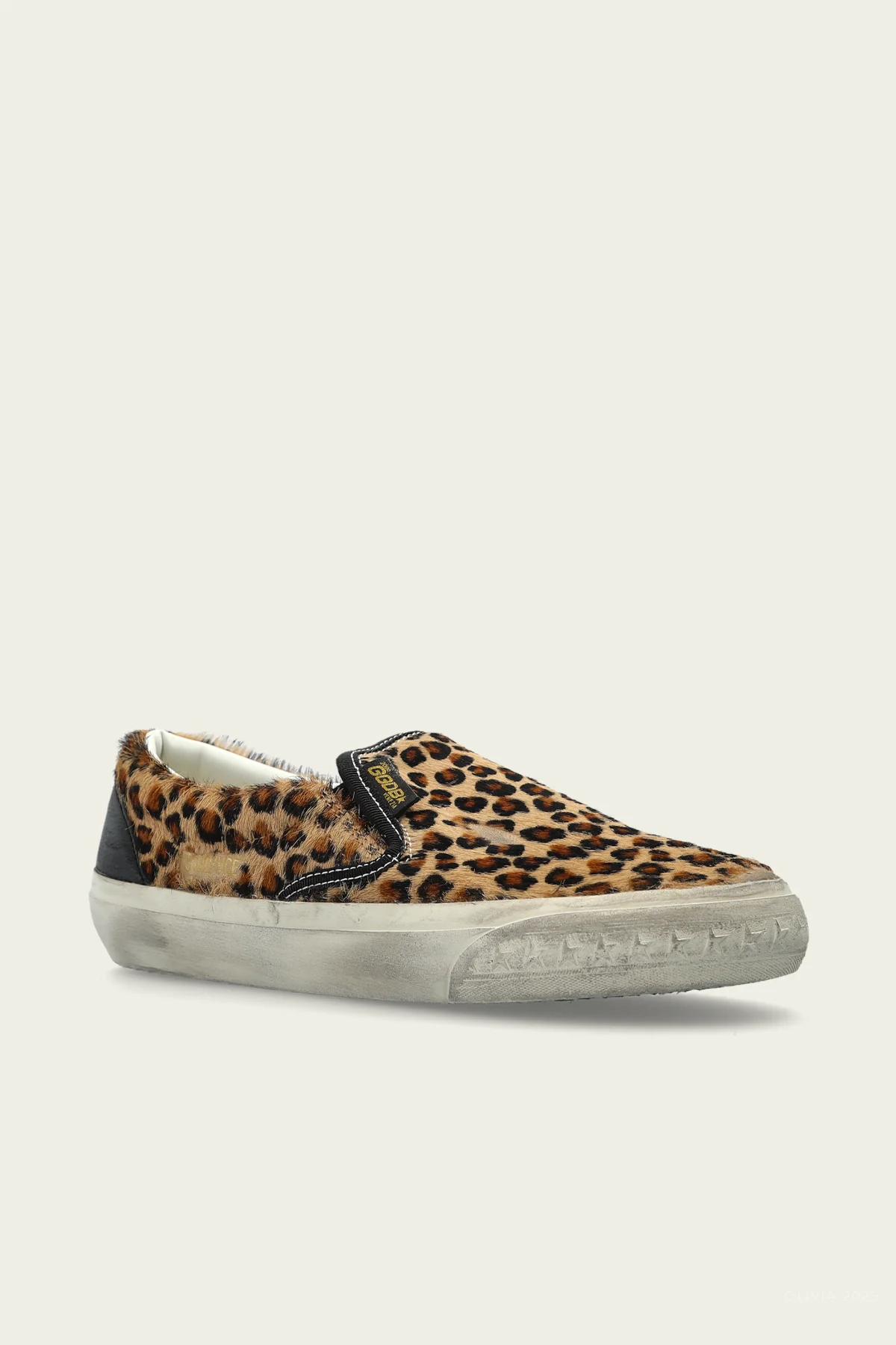 VCE Black Brown Horsy Leather Sneaker - Image 2