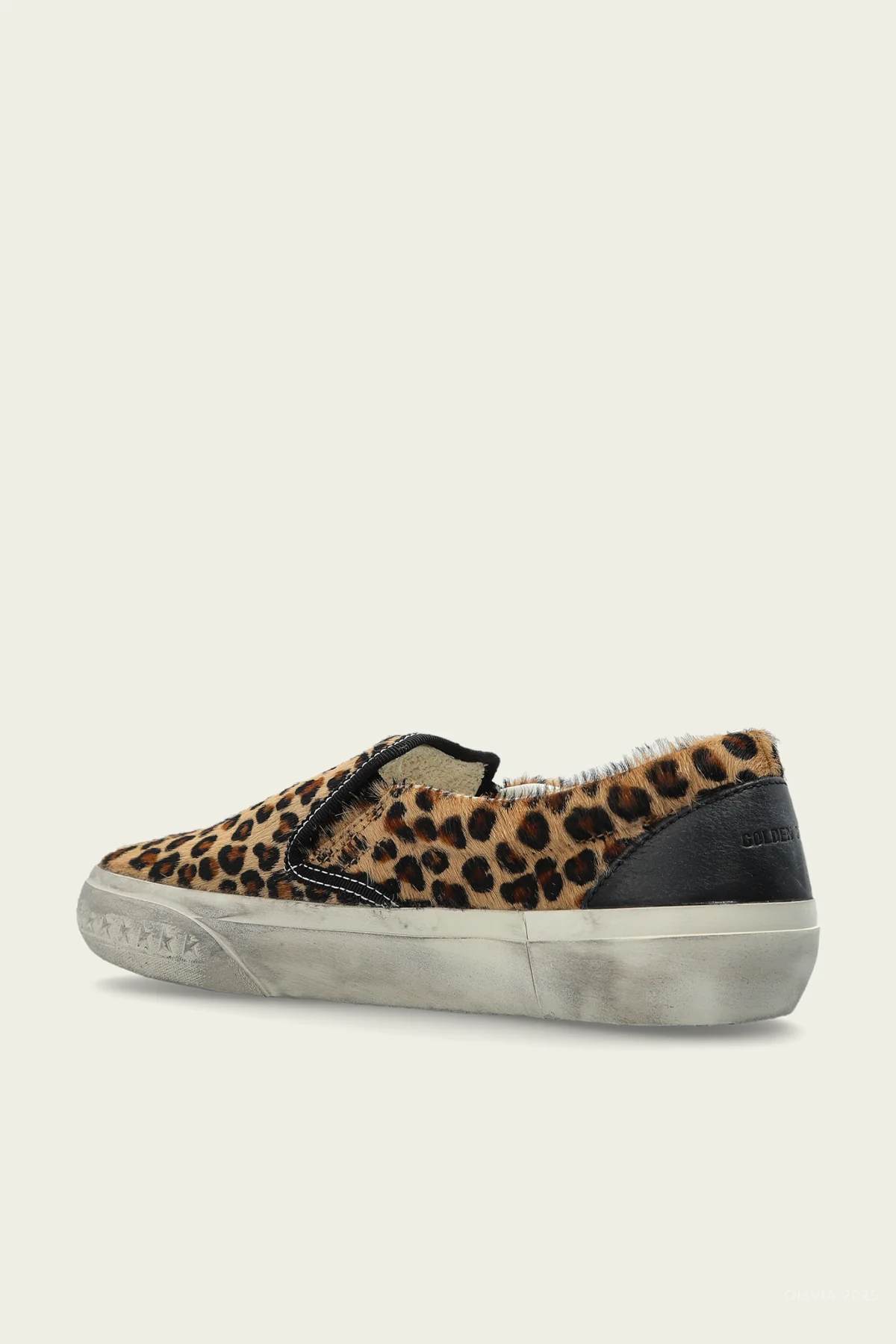 VCE Black Brown Horsy Leather Sneaker - Image 3