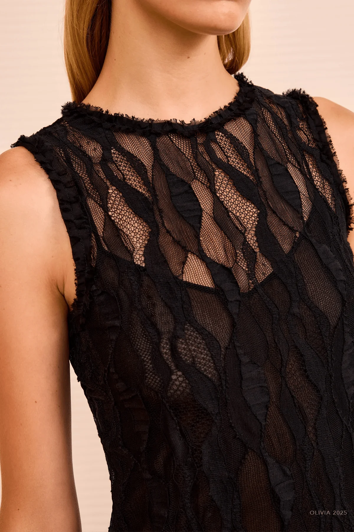 Venus Tank Dress in Noir - Image 4