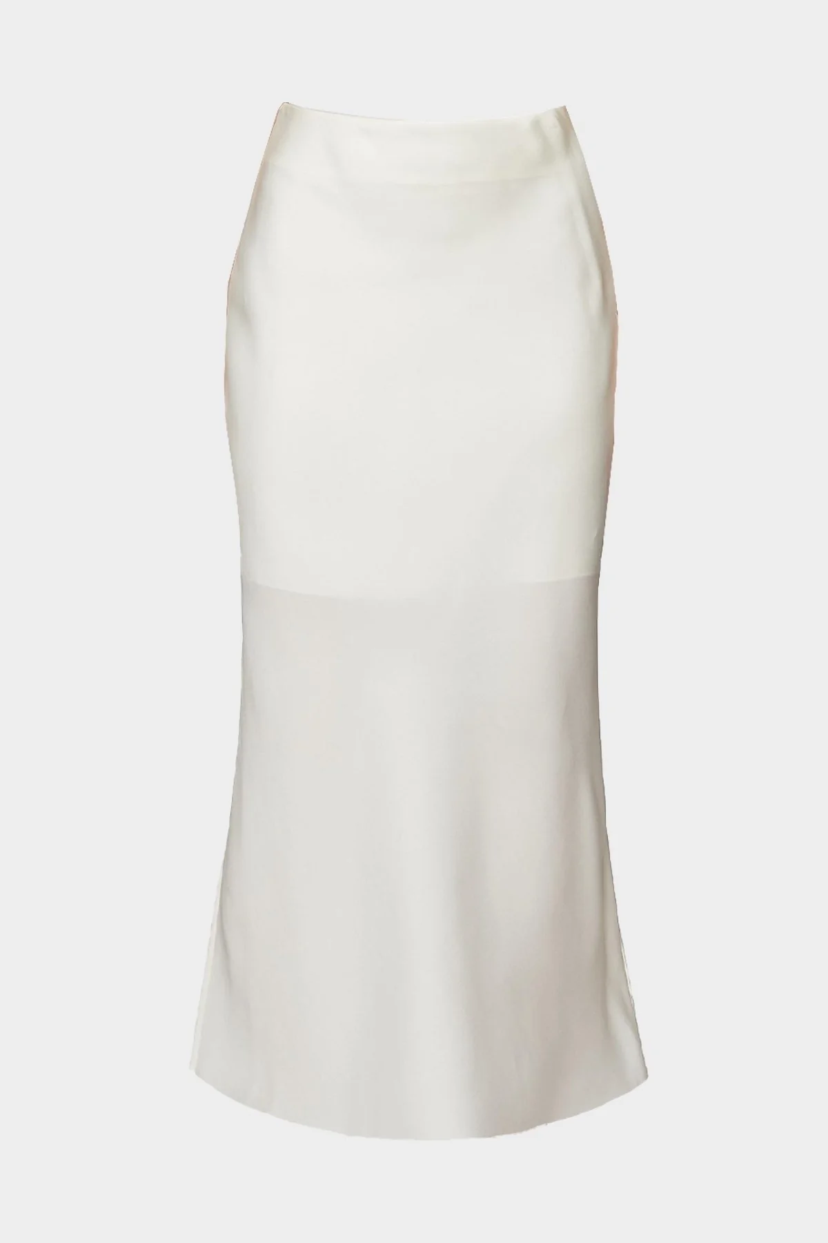 Vietnamese Silk Midi Skirt in Cream