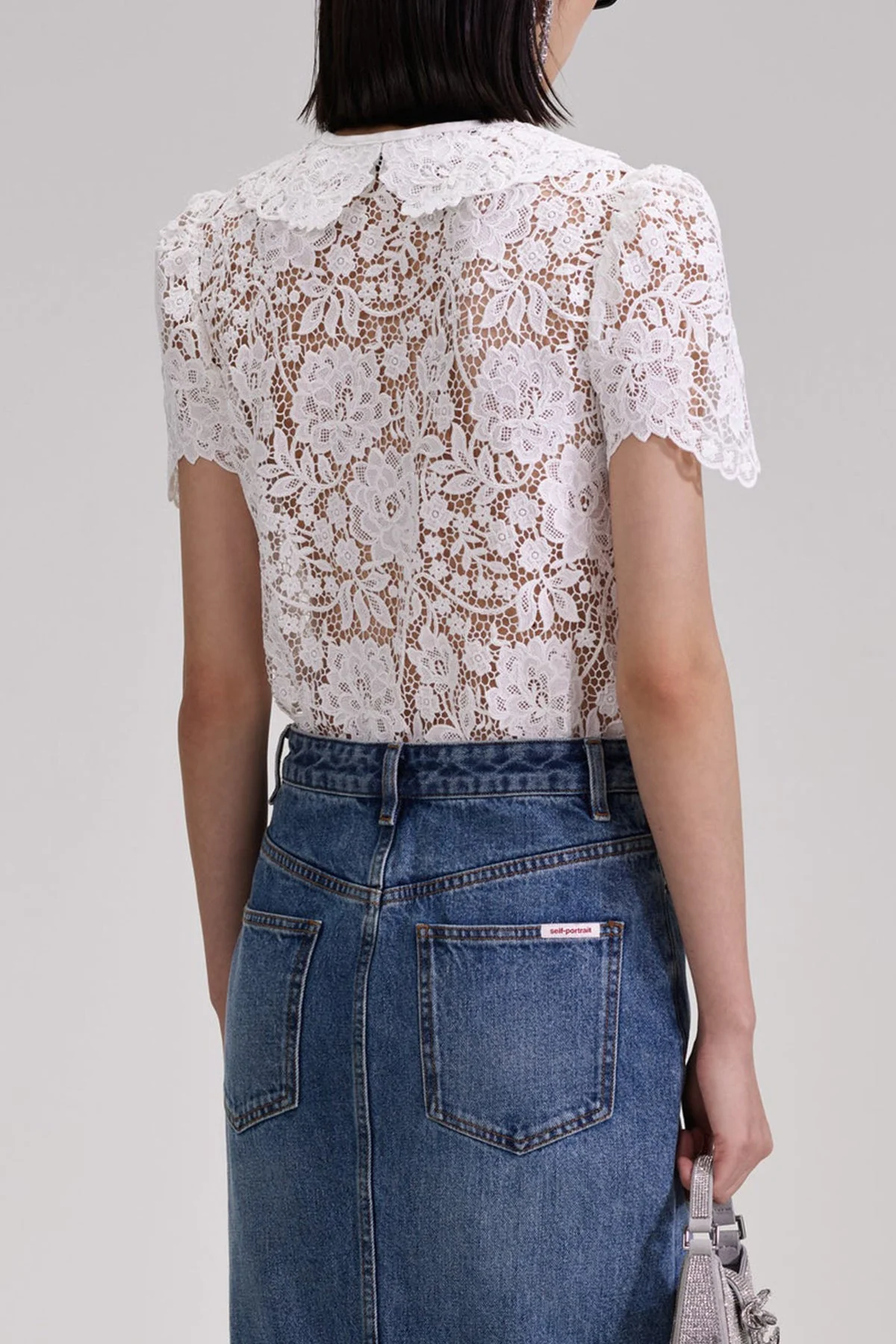 White Cord Lace Top - Image 3