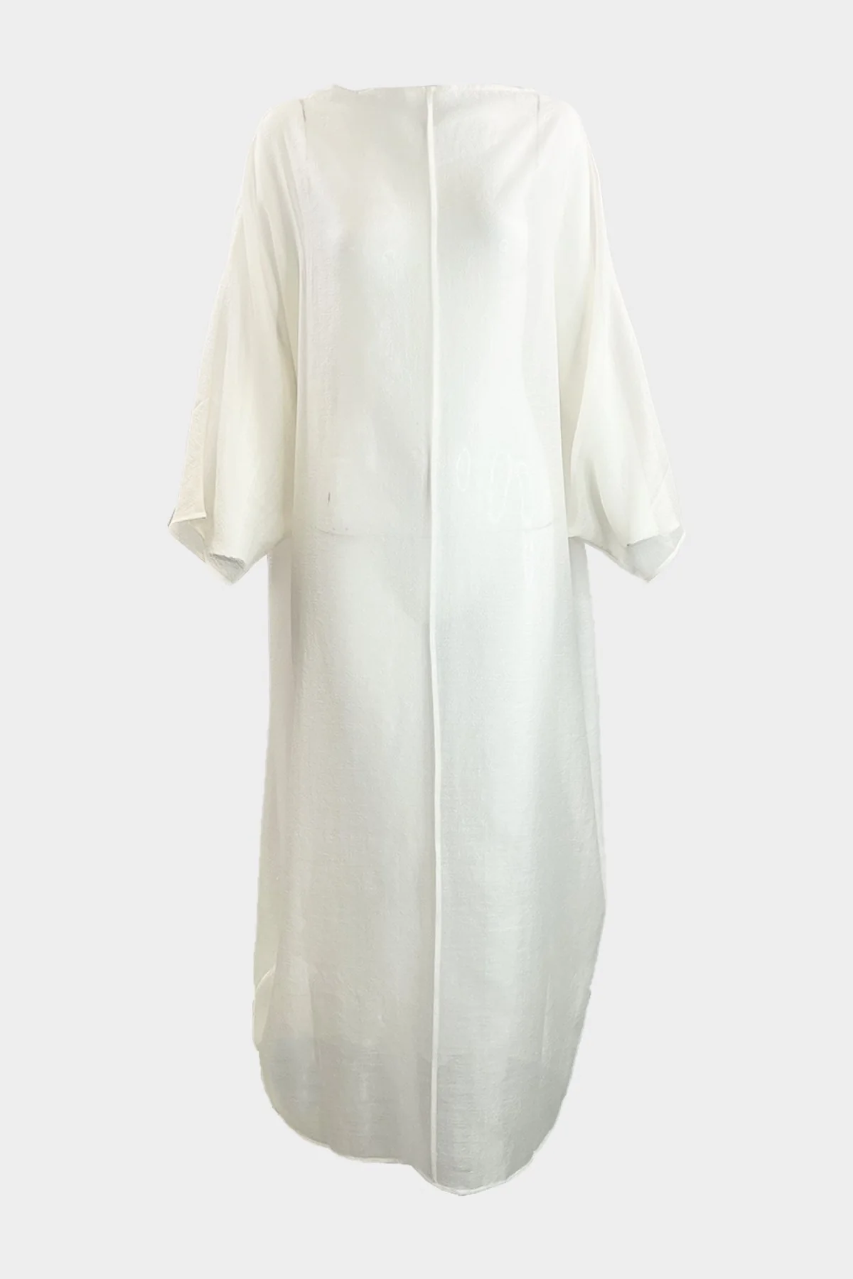 Wide Sleeve Dress in Cream