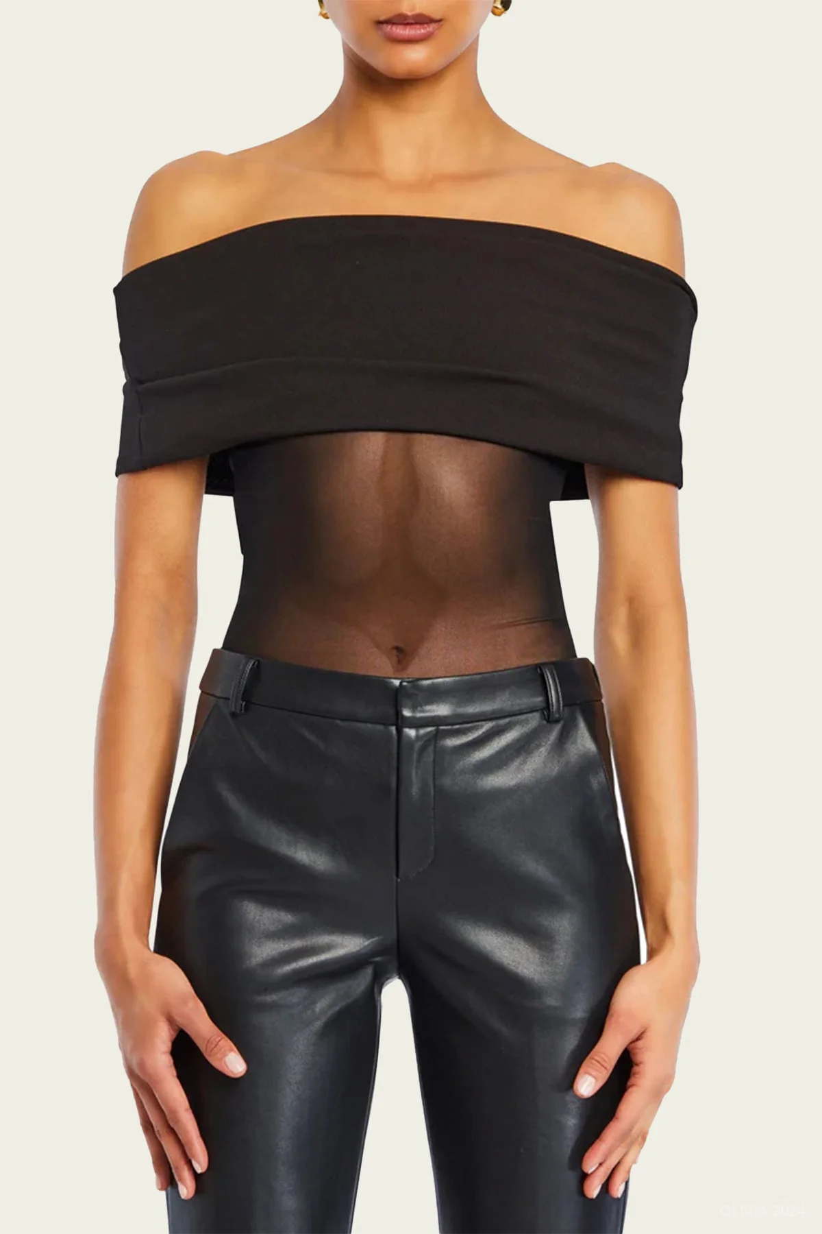 Willa Bodysuit in Black - Image 2