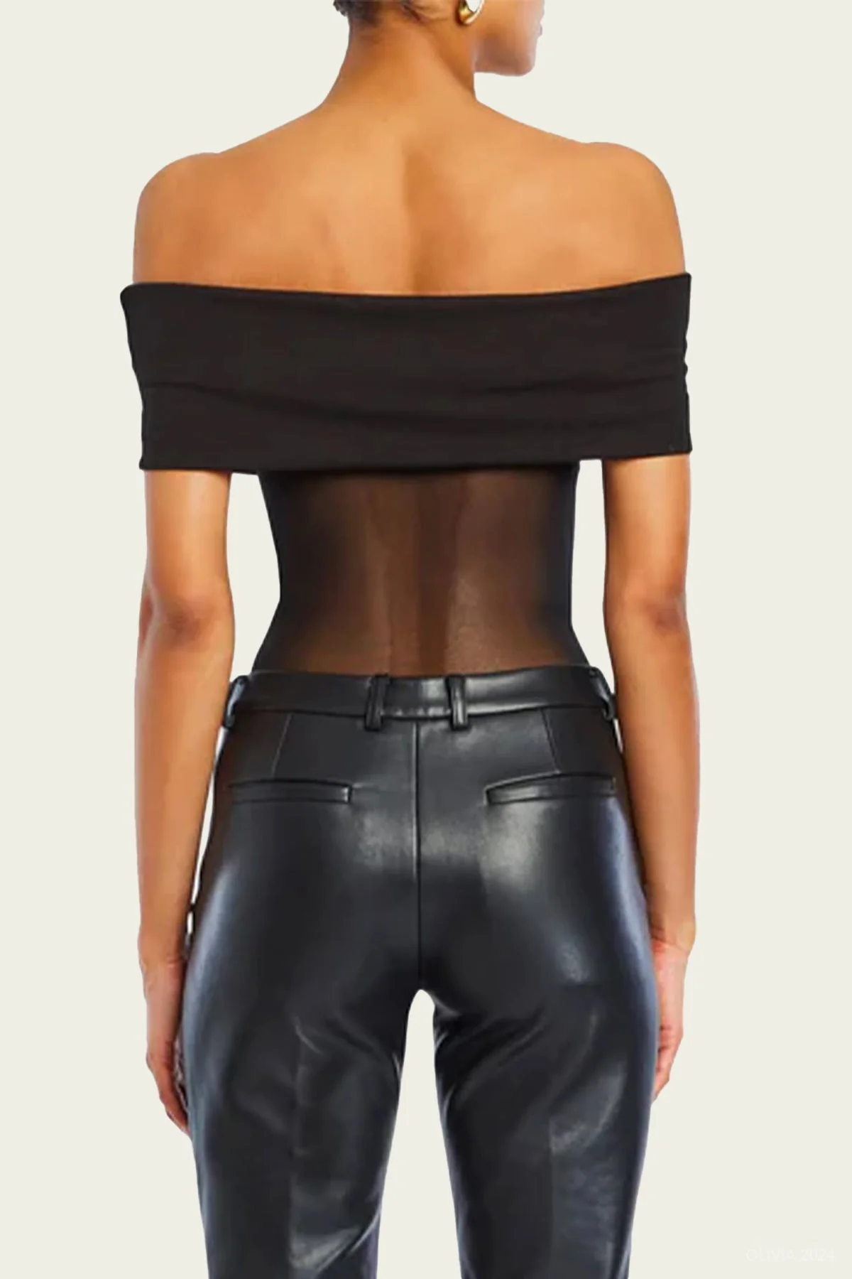 Willa Bodysuit in Black - Image 3
