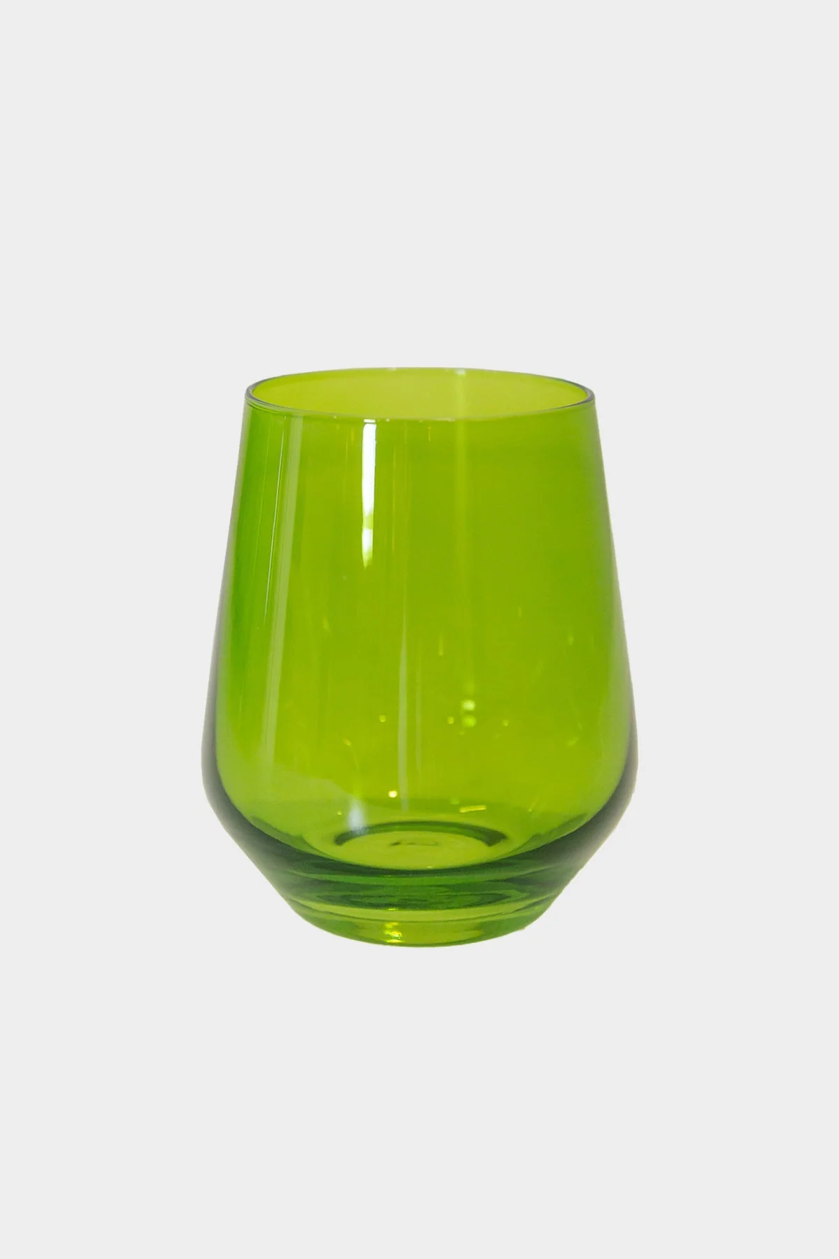 Wine Stemless Glass in Forest Green - Set of 6