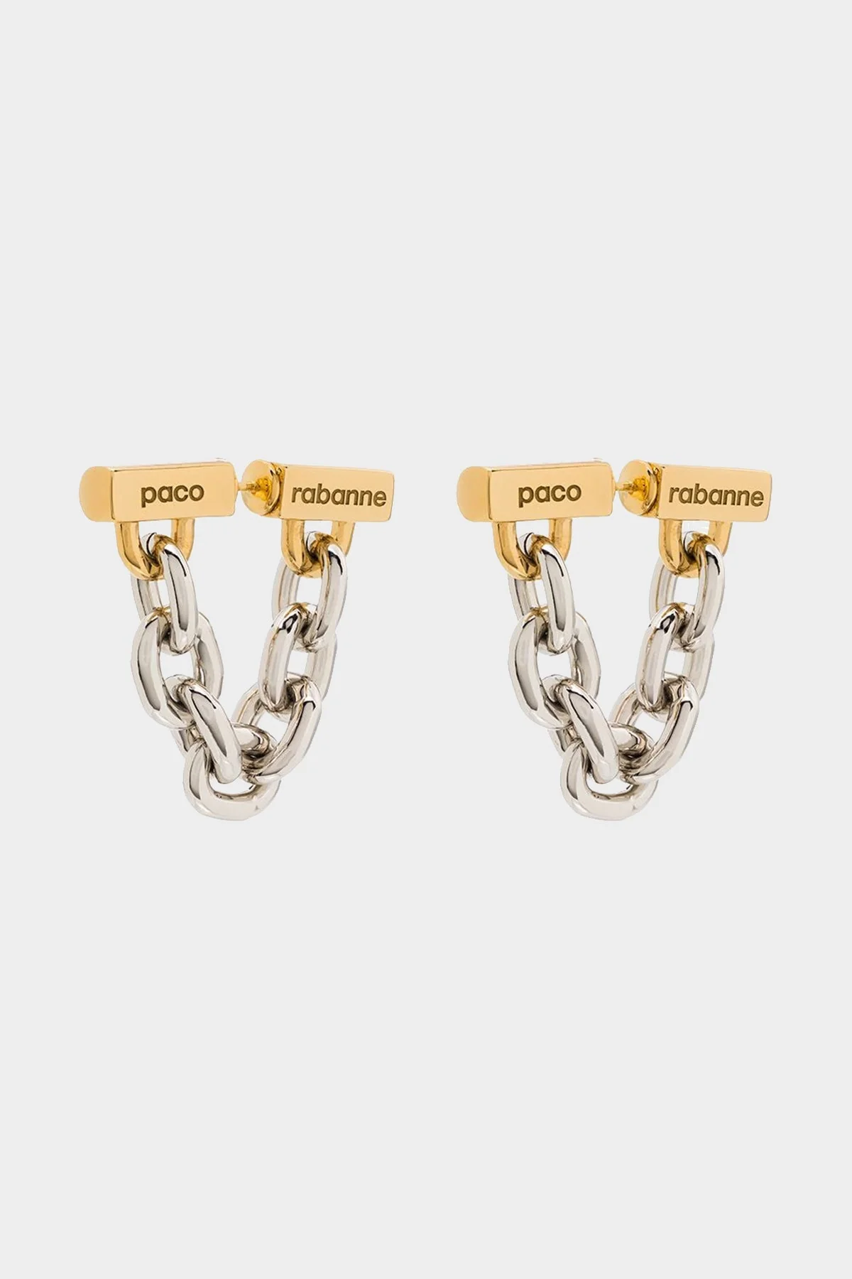 XL Chain Link Earrings in Gold Silver