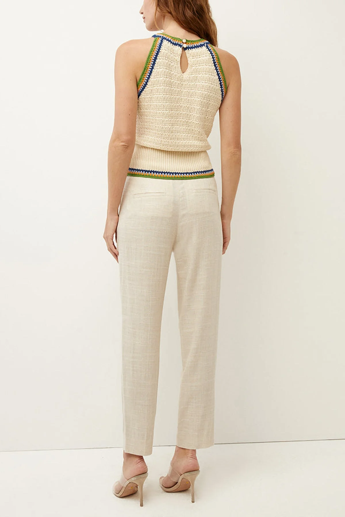 Zelly Metallic-Line Pant in Silver - Image 3