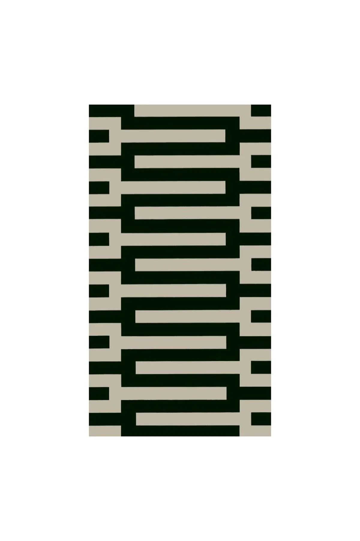 Zipper Paper Guest Towel Napkins in Black
