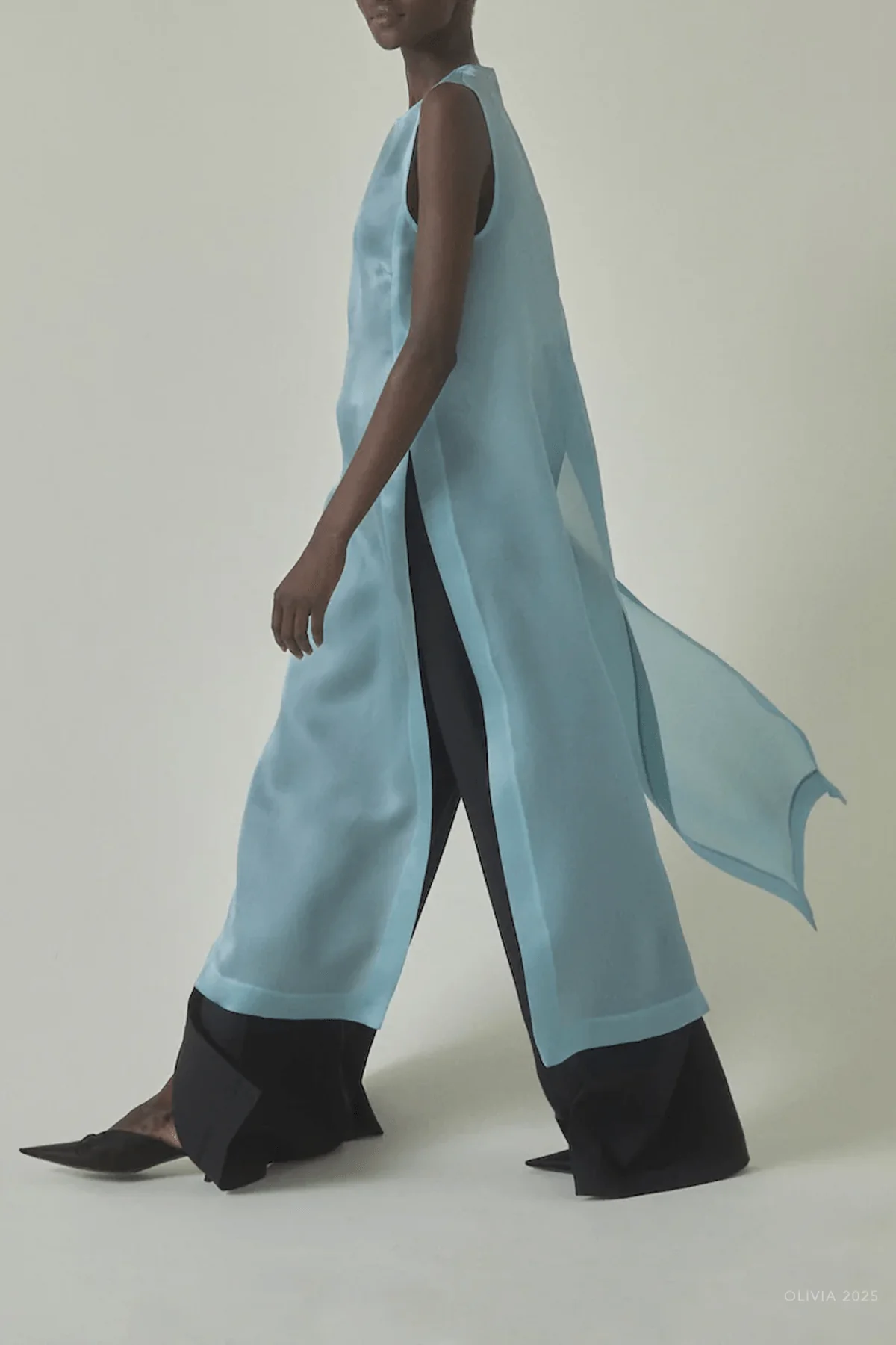 Zoey Top in Organza - Image 4